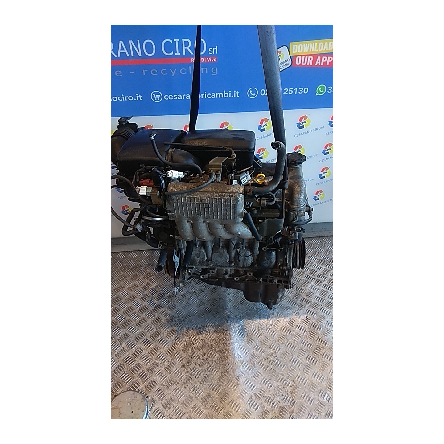 MOTORE COMPL. 102 SUZUKI WAGON R+ (12/97-02/01) K10A NB1771022008005
