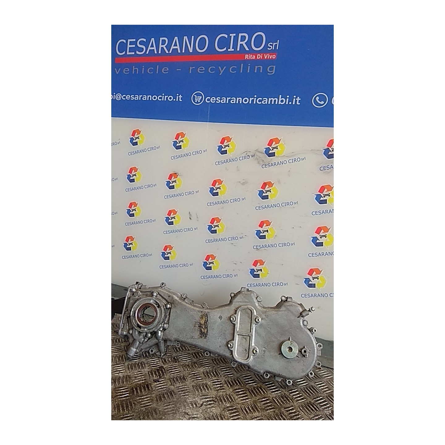 CARTER DISTRIBUZIONE C/POMPA OLIO 040 OPEL CORSA (S07) (01/11-05/15) A13DTC 55575253