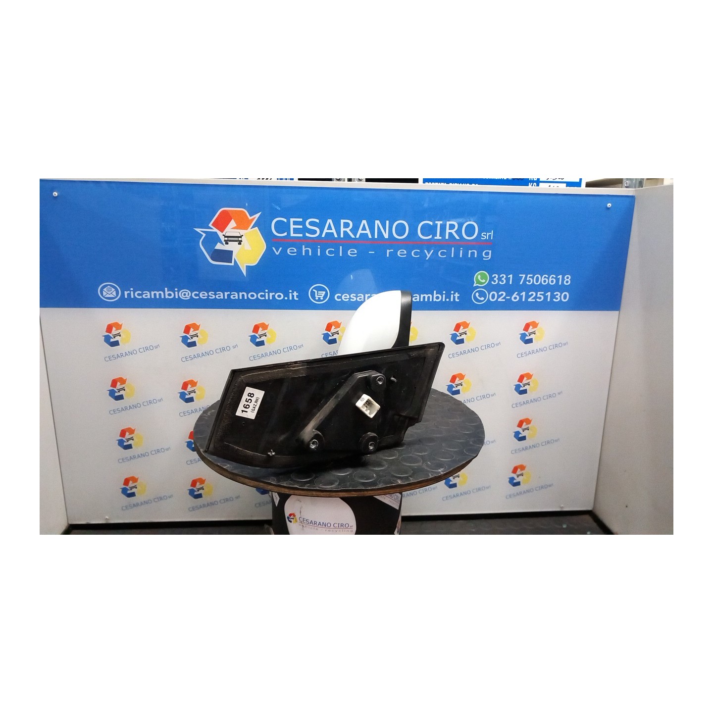 RETROVISORE EST. REGOLAZ. ELETTR. DX. 051 CHEVROLET (DAEWOO) SPARK (M300) (01/10-12/15) B10D1 95434314