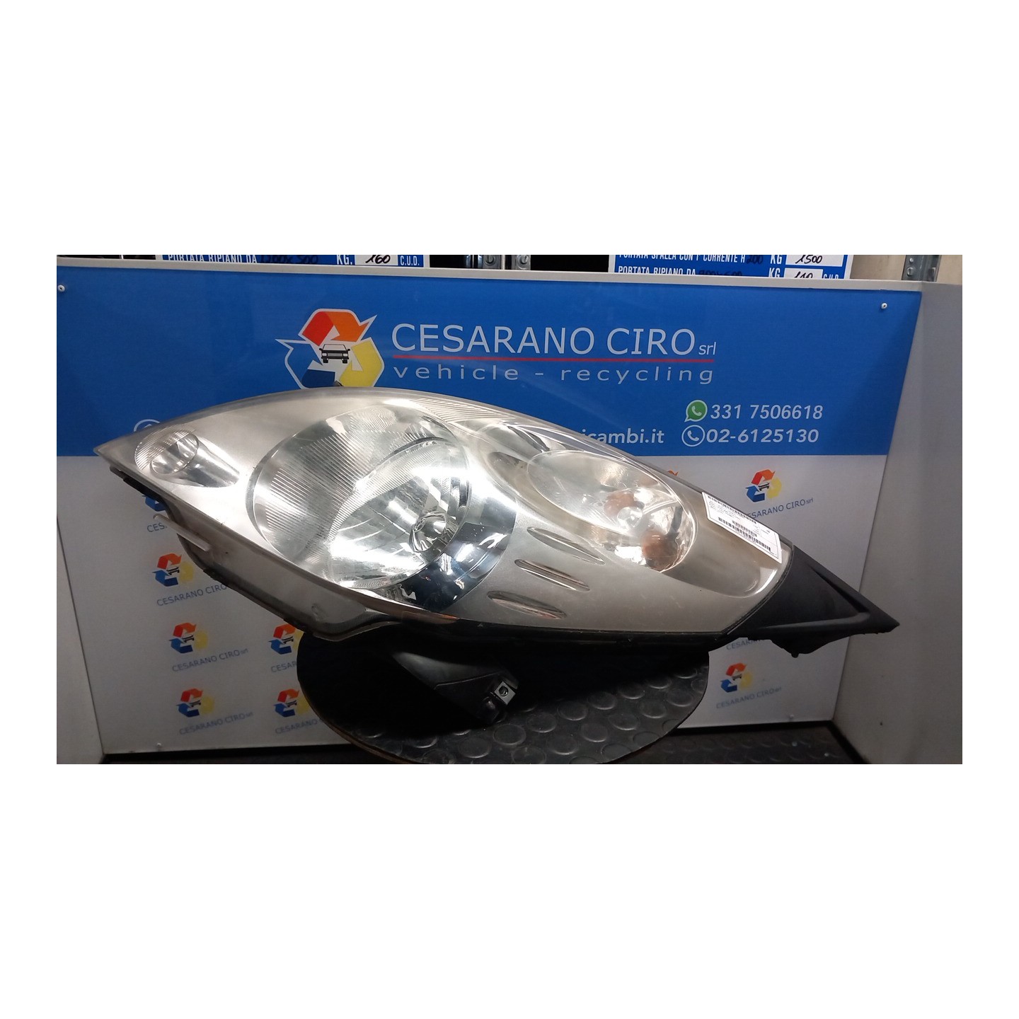 PROIETTORE SX. 054 CHEVROLET (DAEWOO) SPARK (M300) (01/10-12/15) B10D1 95226891