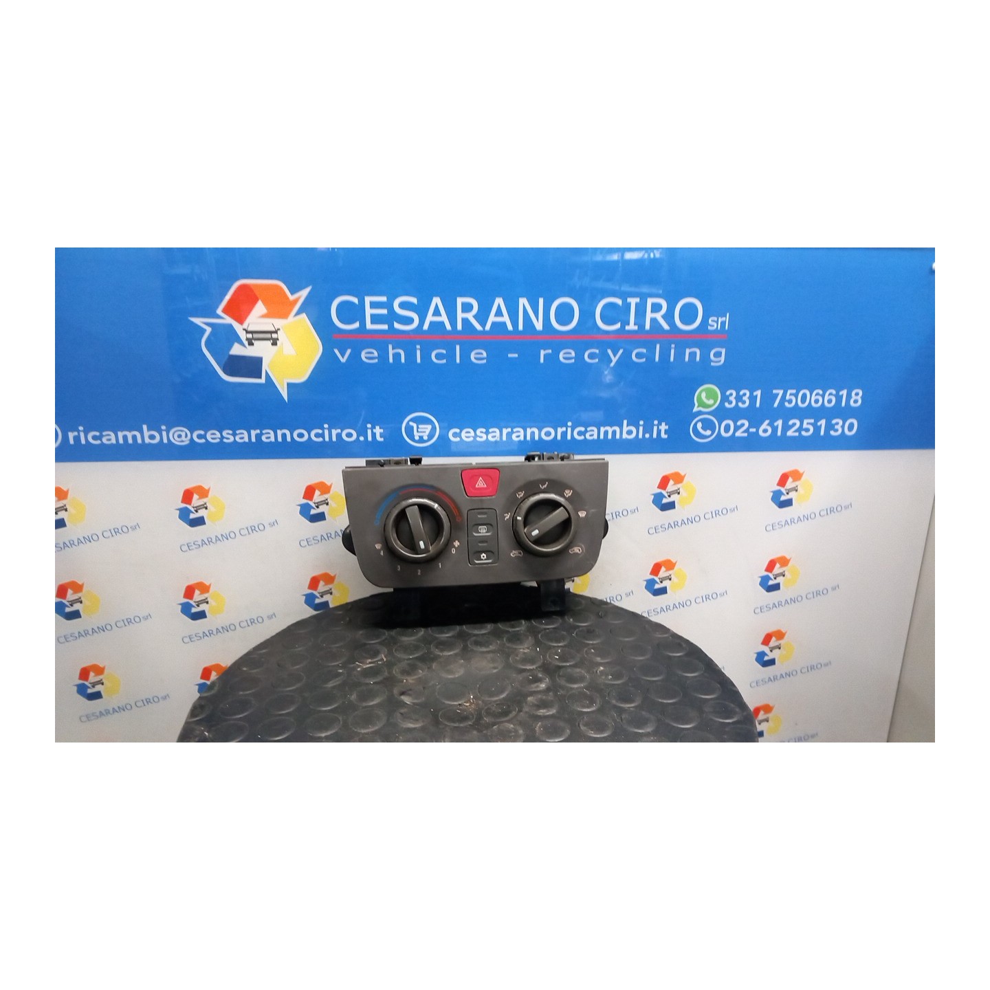 BLOCCO COMANDO CLIMATIZZAZIONE 070 FIAT IDEA (2S) (10/03-12/10) 843A1000 77362634