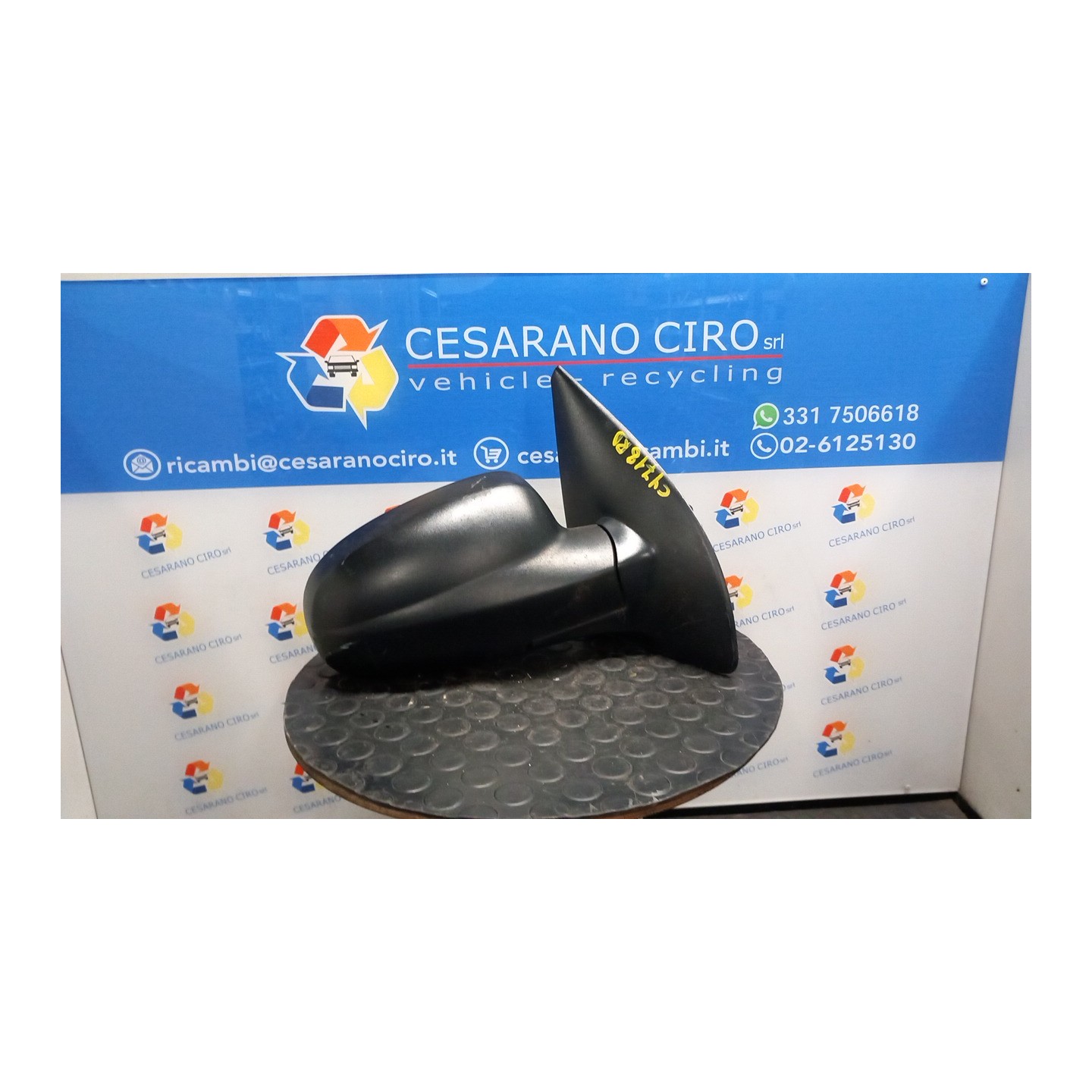 RETROVISORE EST. VERNICIATO DX. 097 CHEVROLET (DAEWOO) KALOS (T200) (01/05-10/08) B12S1 96406183