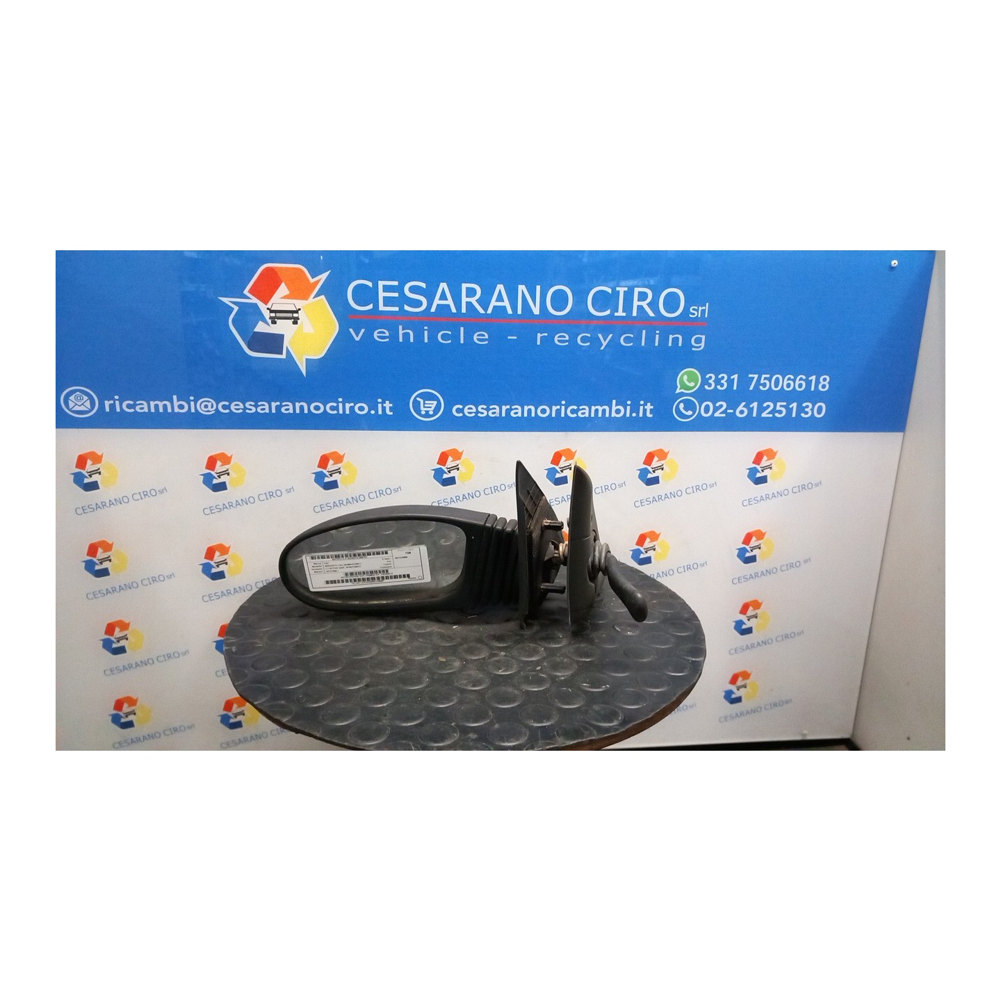 RETROVISORE EST. PRIMER SX. 101 FIAT SEICENTO (1E) (02/98-07/05) 187A1000 735250514