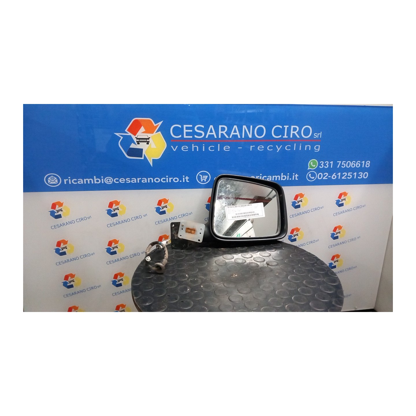 RETROVISORE EST. REGOLAZ. MANUALE DX. 103 SUZUKI WAGON R+ (12/97-02/01) K10A 8470175F615PK