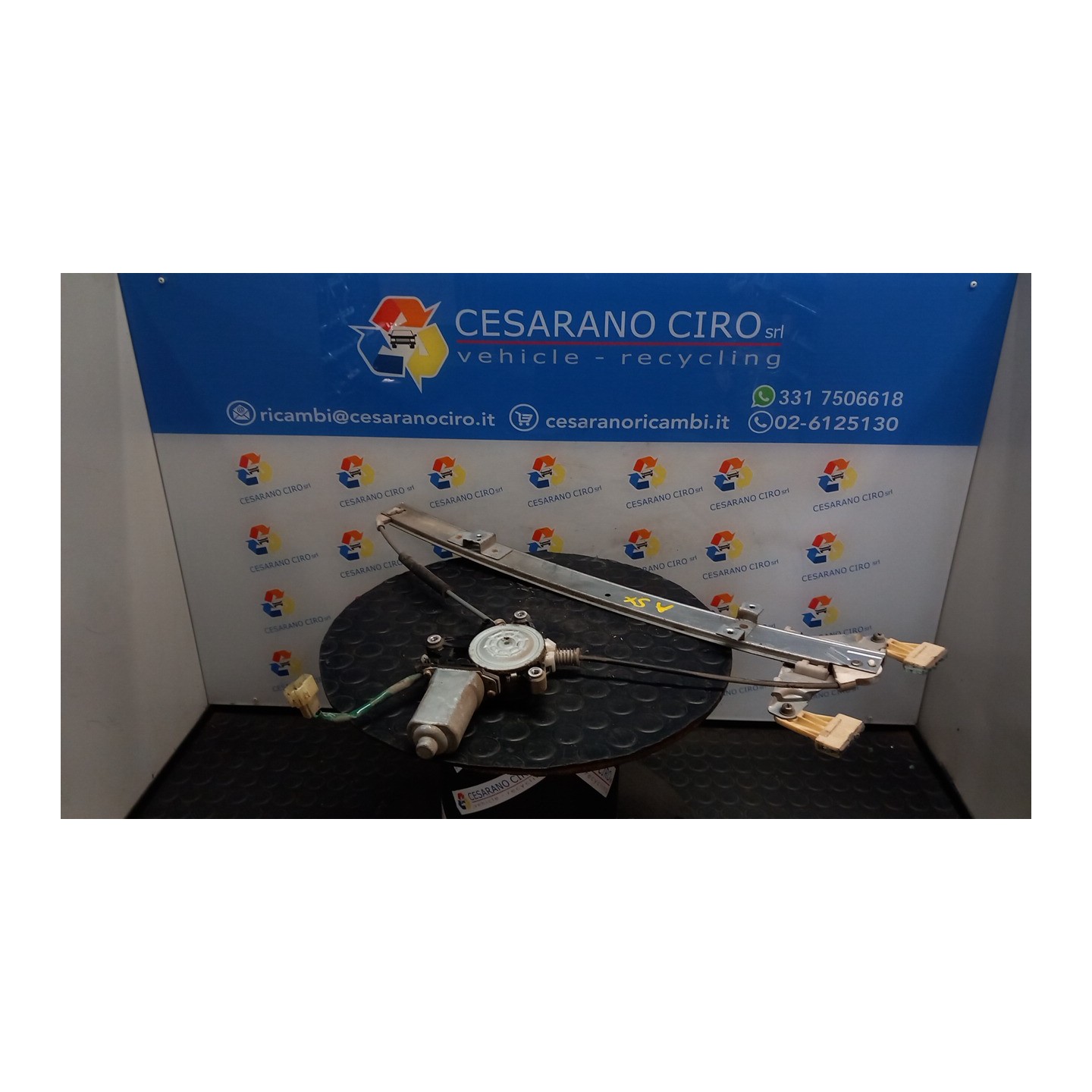ALZACRISTALLO PORTA ANT. SX. 109 SUZUKI WAGON R+ (12/97-02/01) K10A 8340274F10000