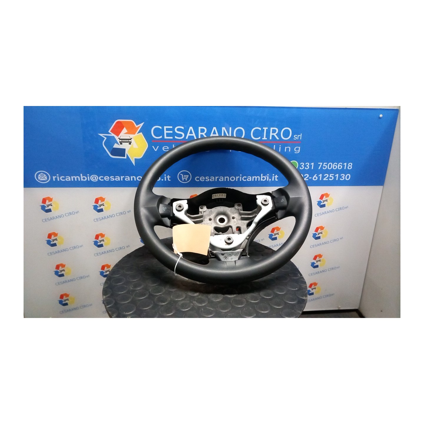 VOLANTE NERO 136 MITSUBISHI COLT 7A SERIE (06/04-12/09) 135930 MR955201XA
