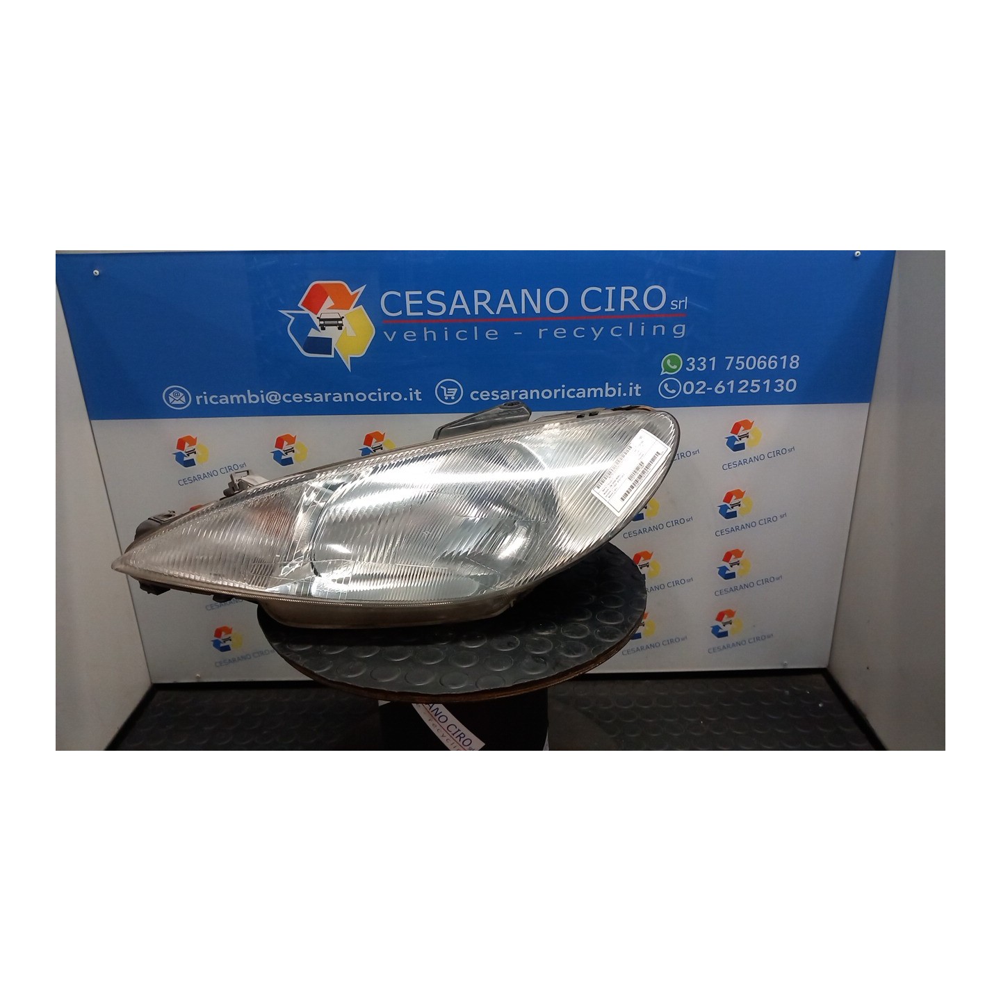 PROIETTORE SX. 151 PEUGEOT 206 (09/98-06/09) HFX 6204S7