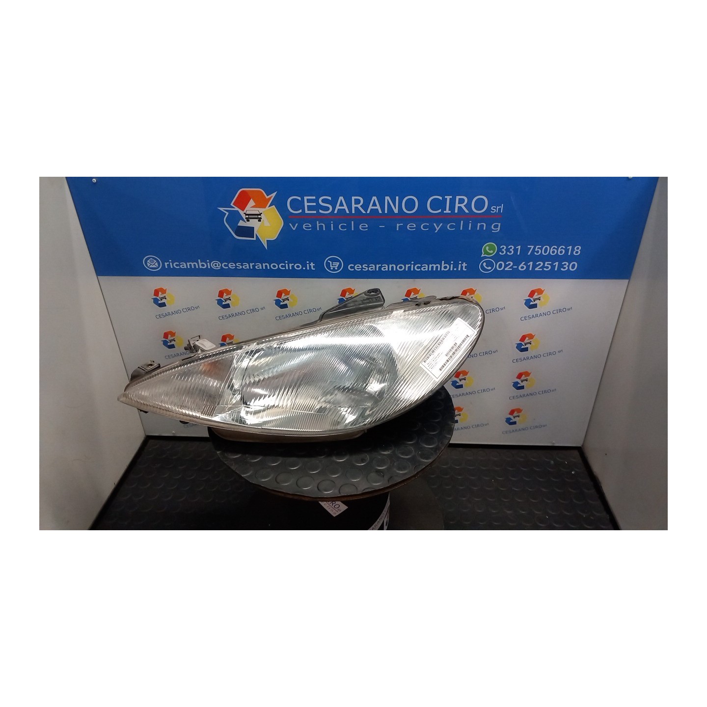 PROIETTORE SX. 151 PEUGEOT 206 (09/98-06/09) HFX 6204S7