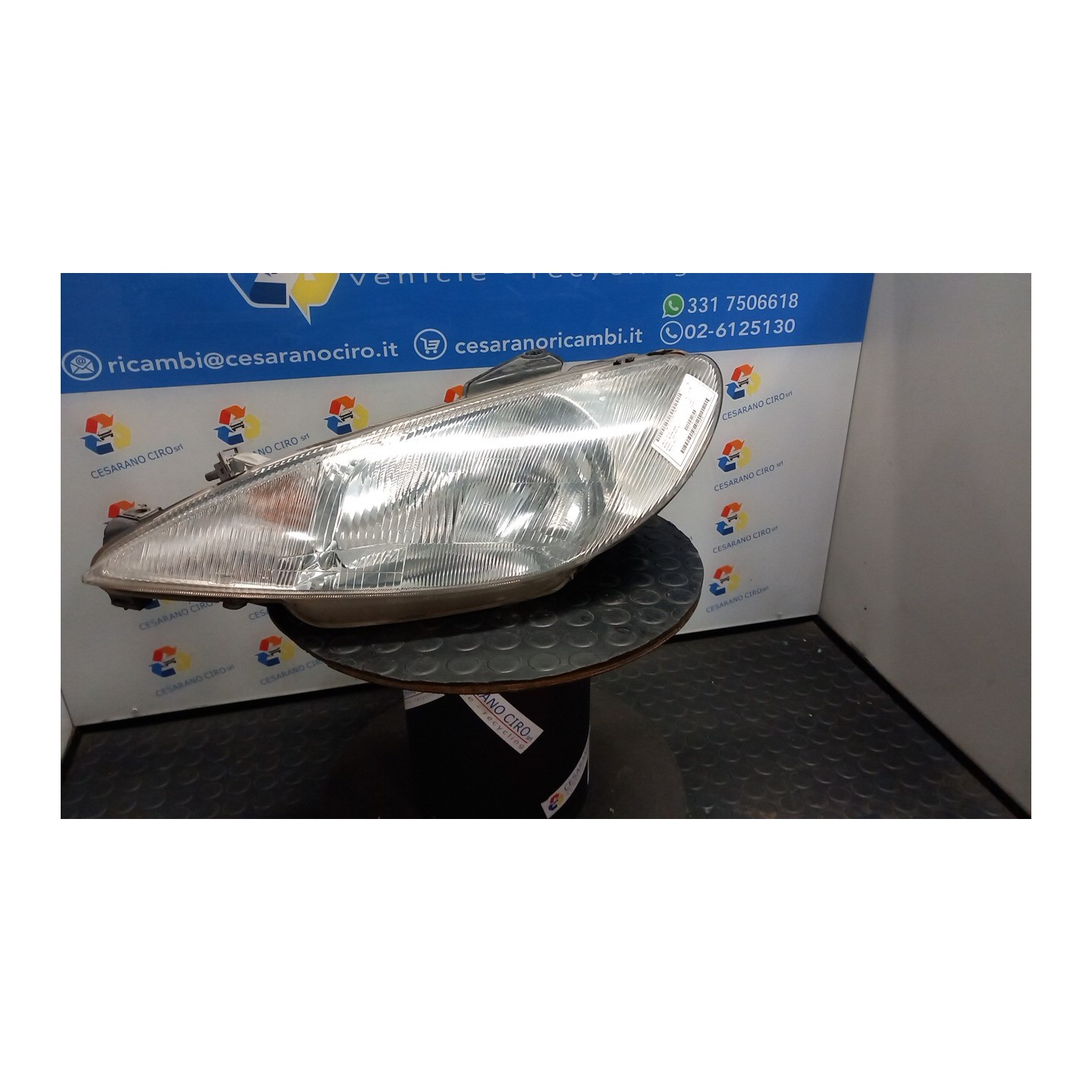 PROIETTORE SX. 151 PEUGEOT 206 (09/98-06/09) HFX 6204S7