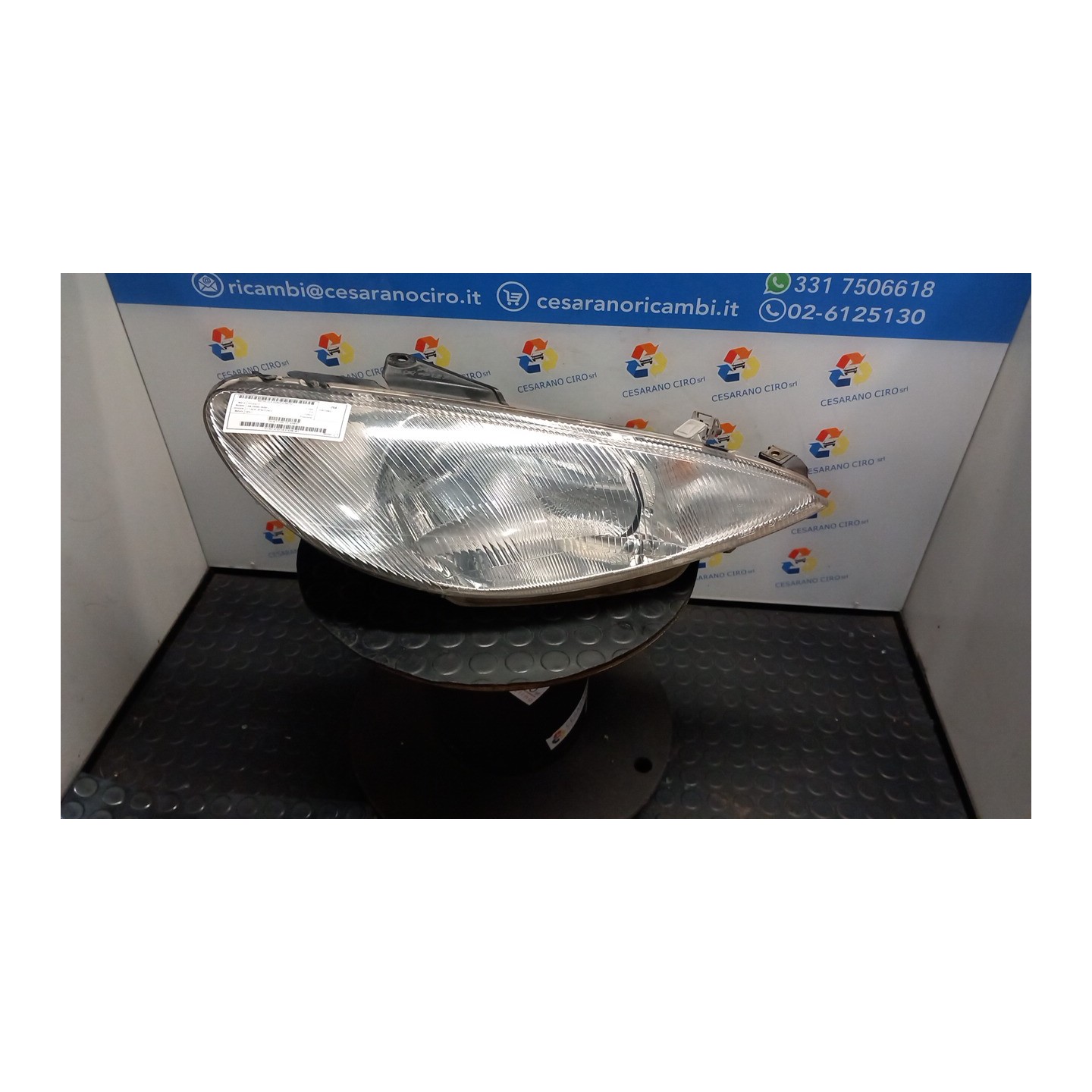 PROIETTORE DX. 152 PEUGEOT 206 (09/98-06/09) HFX 6205S7