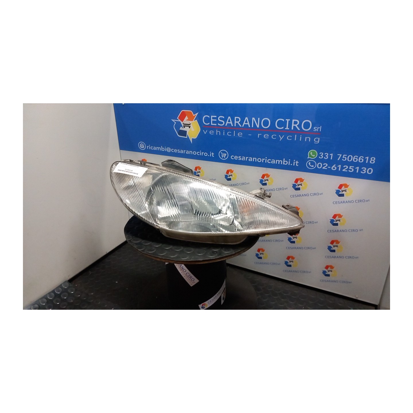 PROIETTORE DX. 152 PEUGEOT 206 (09/98-06/09) HFX 6205S7