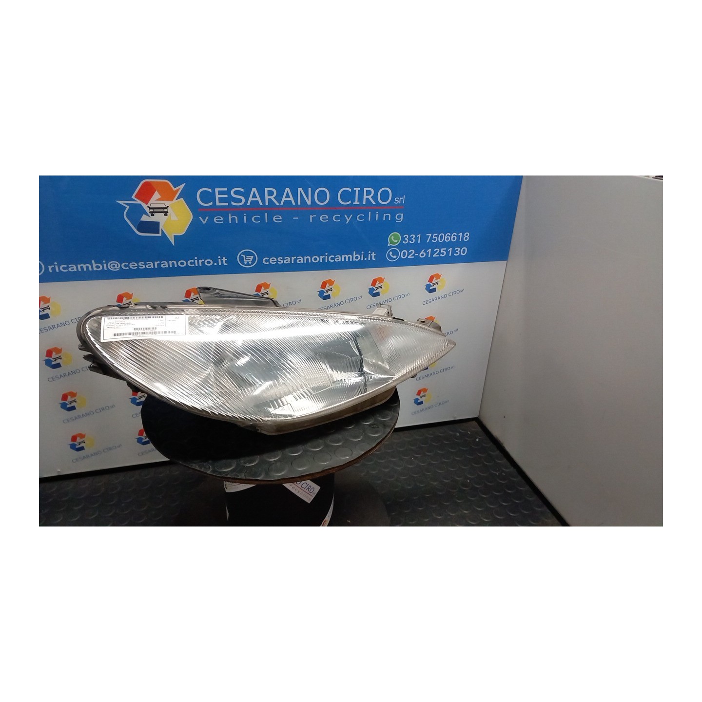 PROIETTORE DX. 152 PEUGEOT 206 (09/98-06/09) HFX 6205S7
