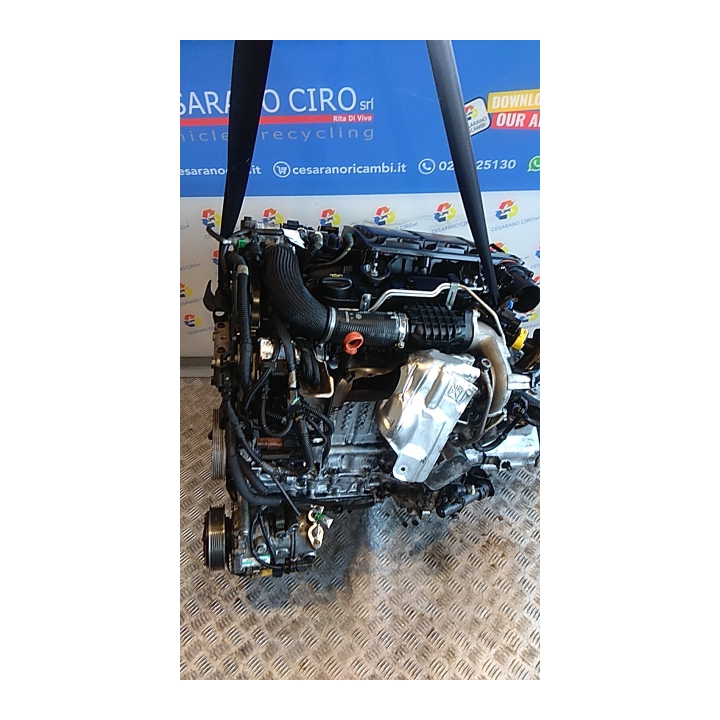 MOTORE SEMICOMPL. 011 PEUGEOT 207 (06/09-) 8HR 135FZ