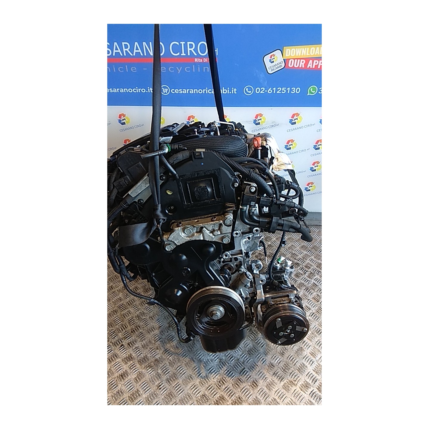 MOTORE SEMICOMPL. 011 PEUGEOT 207 (06/09-) 8HR 135FZ