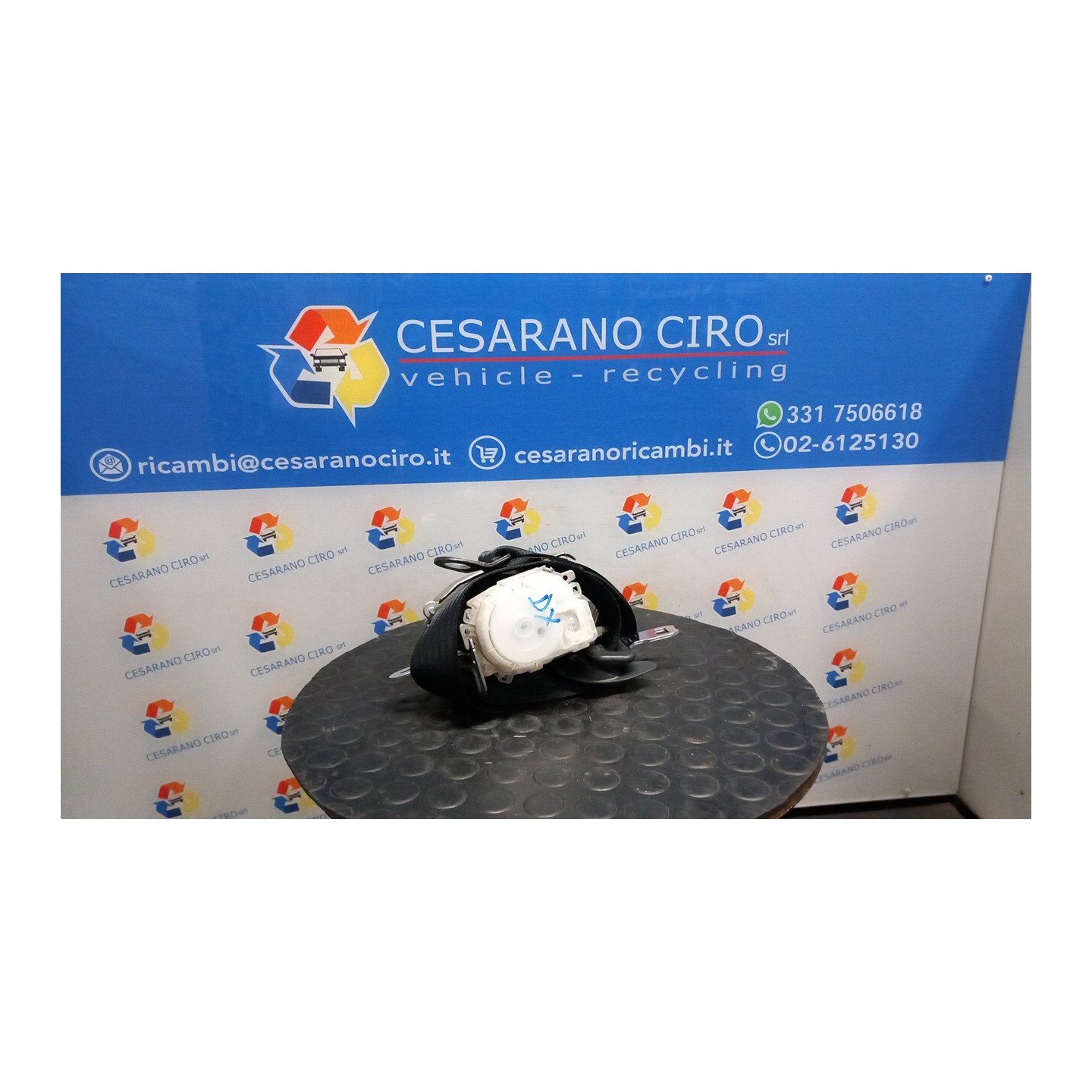 CINTURA DI SICUREZZA ANT. DX. 024 CITROEN C1 (05/05-04/14) 1KR 8974LK