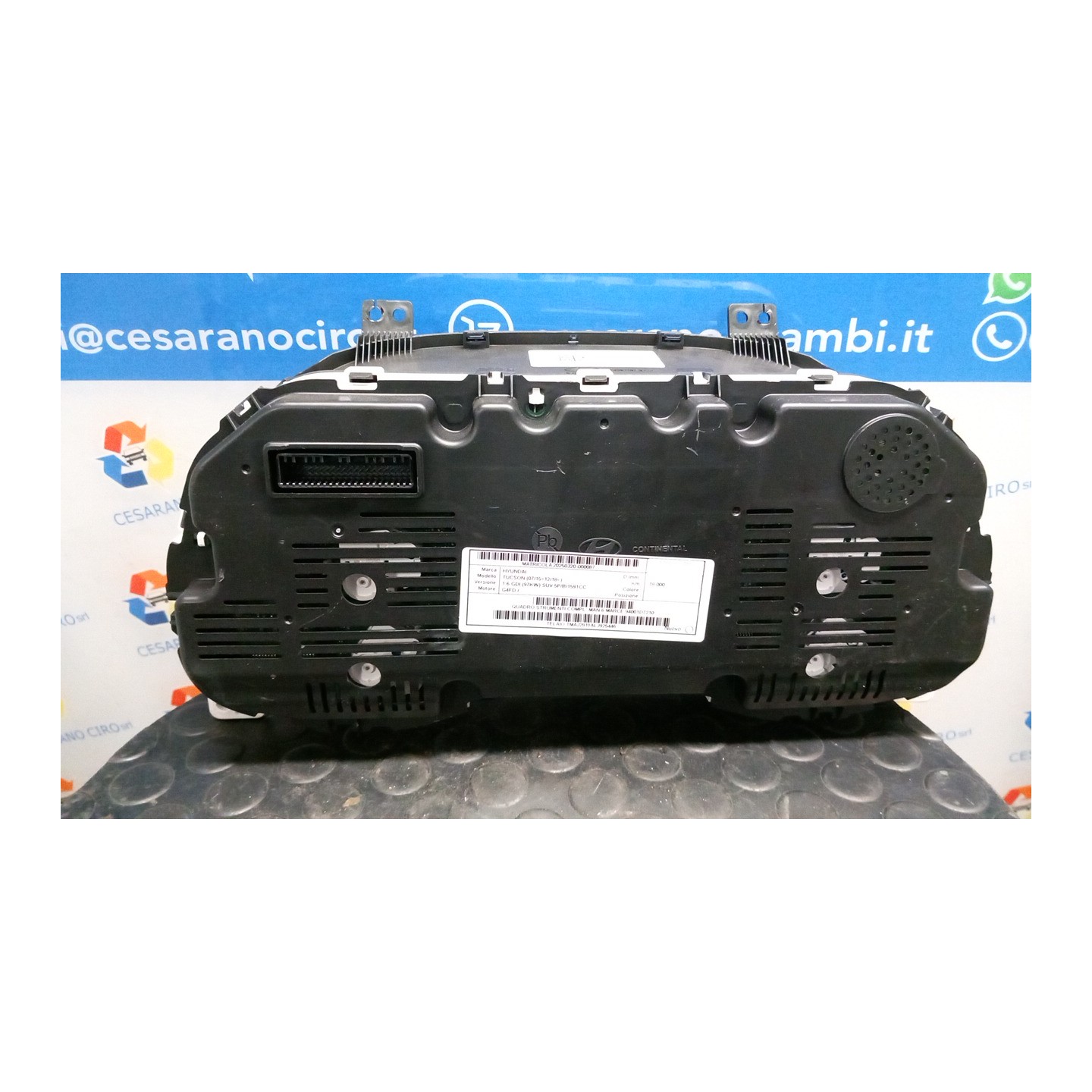 QUADRO STRUMENTI COMPL. MAN 6 MARCE 087 HYUNDAI TUCSON (07/15-12/18) G4FD 94001D7210