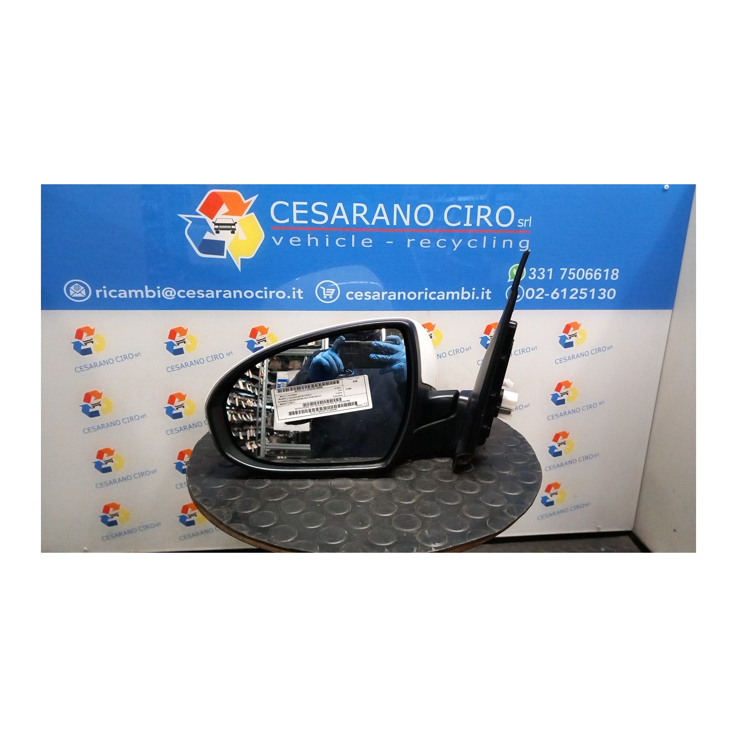 RETROVISORE EST. REGOLAZ. ELETTR. SX. 090 HYUNDAI TUCSON (07/15-12/18) G4FD 87610D7020