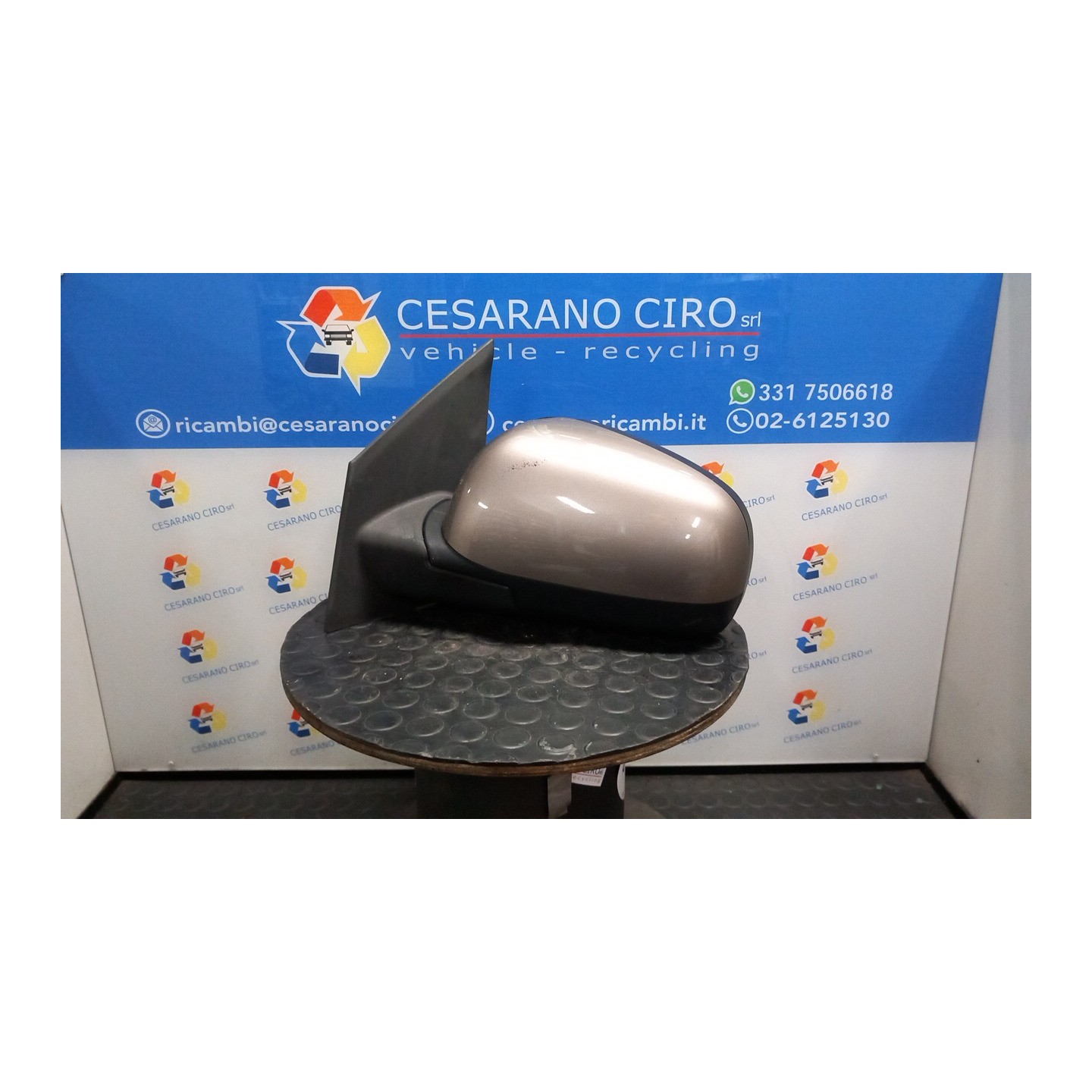 RETROVISORE EST. REGOLAZ. ELETTR. ACENTA SX. 010 NISSAN NOTE (E11E) (02/06-09/13) CR14 96302BH00B