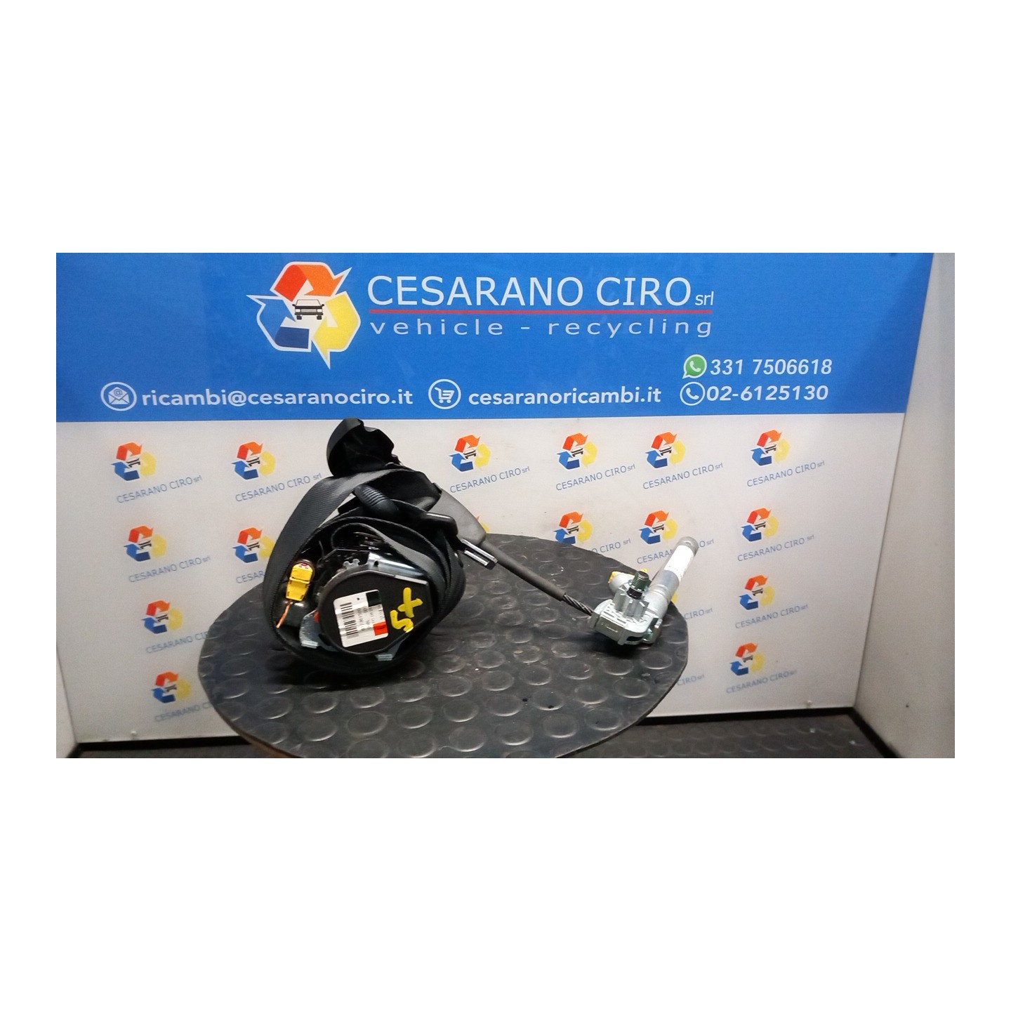 CINTURA DI SICUREZZA ANT. SX. 016 LANCIA YPSILON (TK) (04/11-06/16) 312A2000 735529178