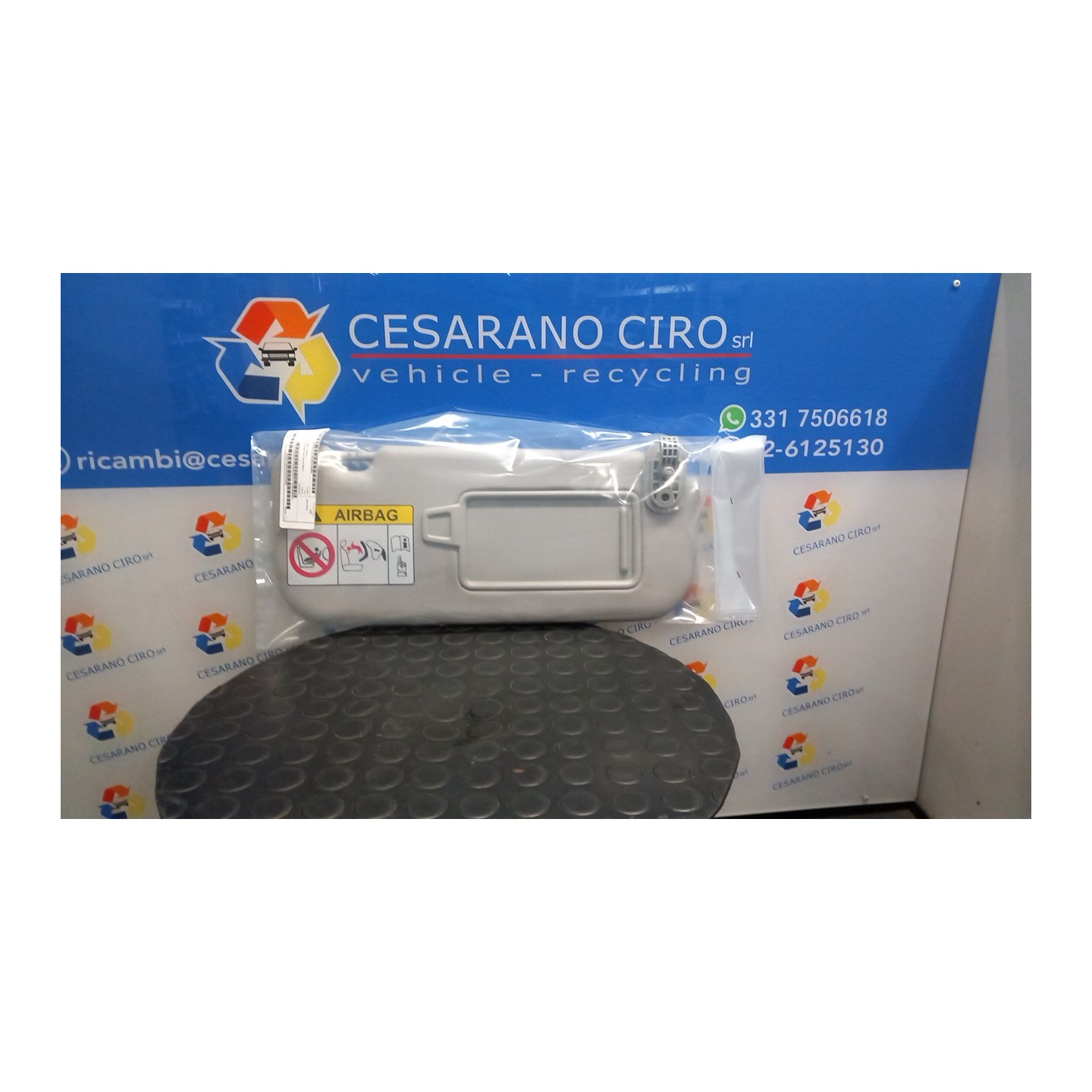 ALETTA PARASOLE PARABREZZA DX. 052 KIA STONIC (09/17-06/21) D4FB 85220H8060BF3