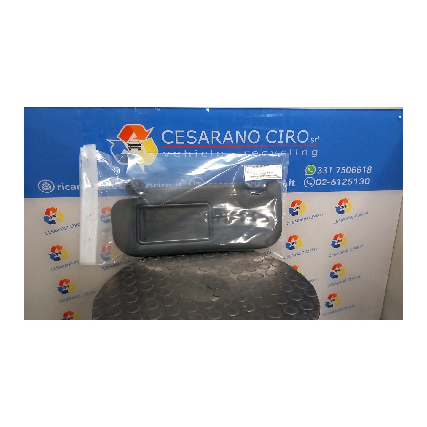 ALETTA PARASOLE PARABREZZA SX. 020 KIA CARENS 3A SERIE (04/13-01/17) D4FD 85210A4010DCM