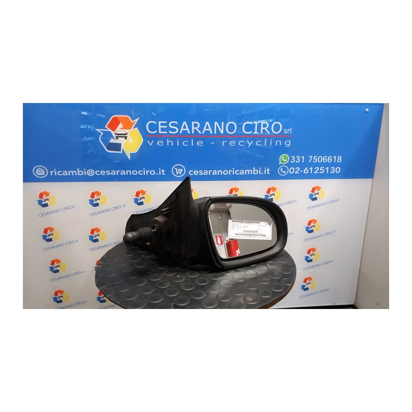 RETROVISORE EST. REGOLAZ. MANUALE DX. 019 OPEL CORSA (S93) (01/93-09/00) C12NZ 90482040