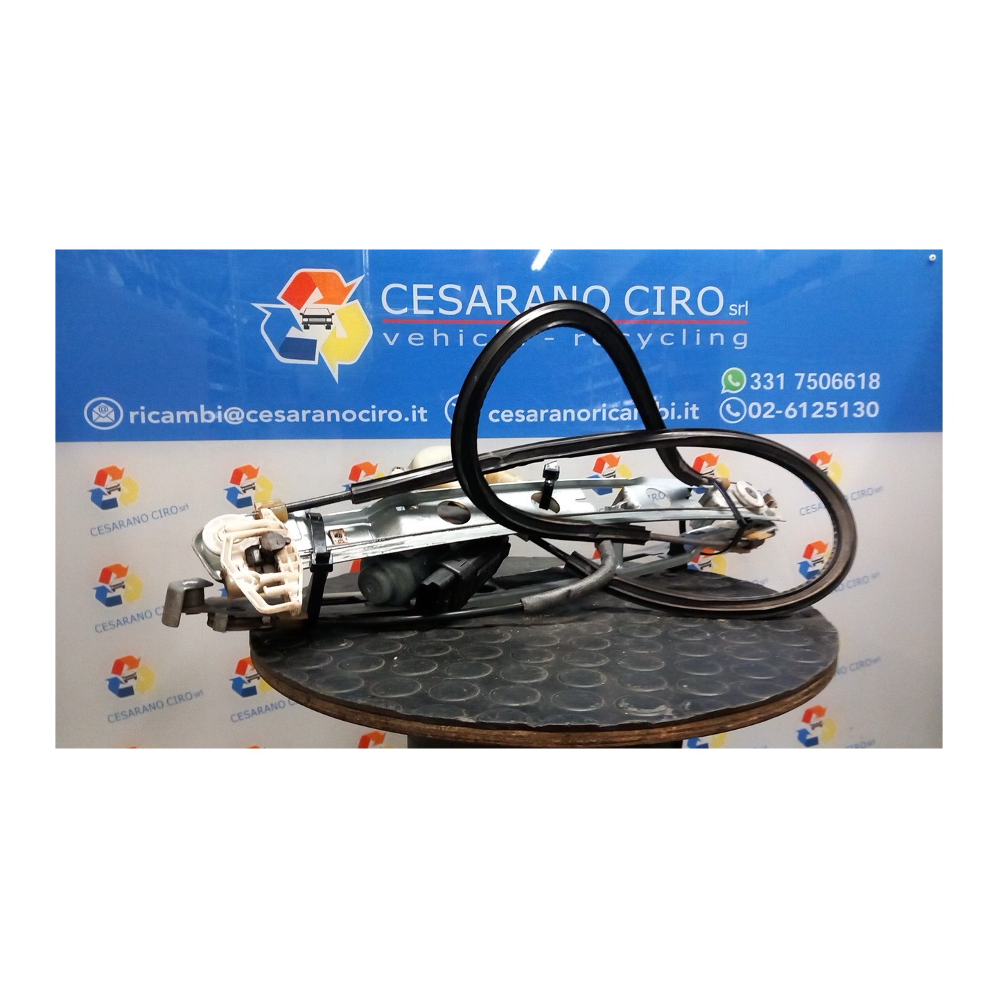 ALZACRISTALLO ELETTR. PORTA ANT. C/MOTORINO DX. 051 RENAULT MEGANE 2A SERIE (09/02-02/06) K9KP7 8200075938