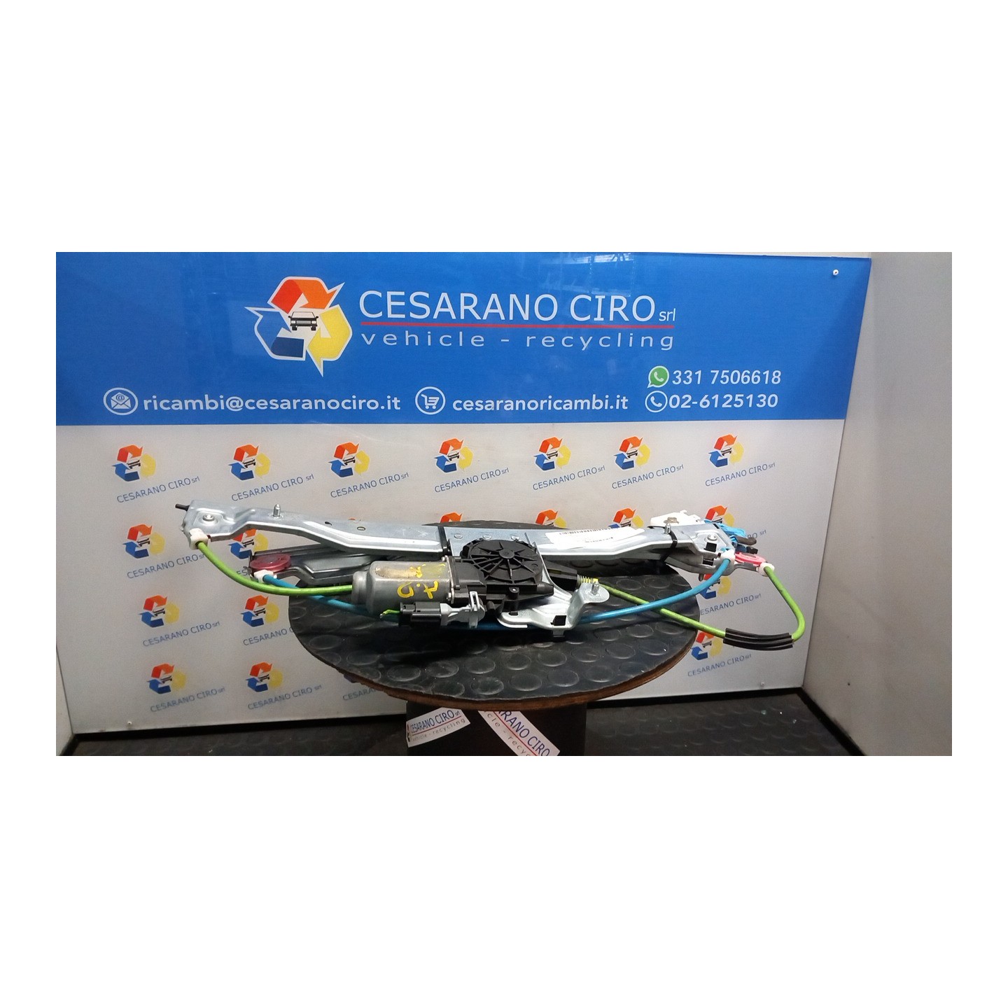 ALZACRISTALLO ELETTR. PORTA ANT. DX. 054 CITROEN C3 PICASSO (02/09-02/18) 8FS 9222FZ