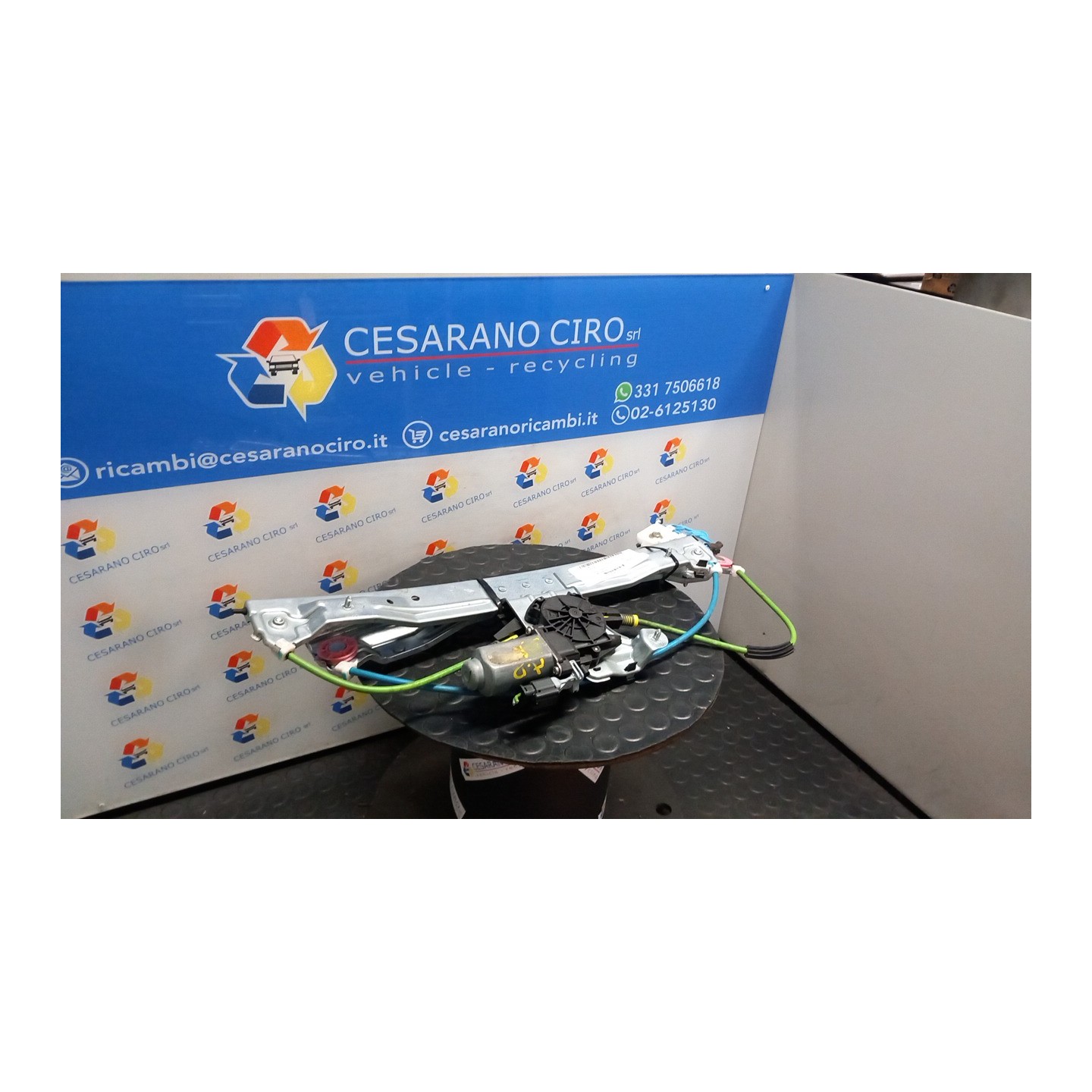 ALZACRISTALLO ELETTR. PORTA ANT. DX. 054 CITROEN C3 PICASSO (02/09-02/18) 8FS 9222FZ