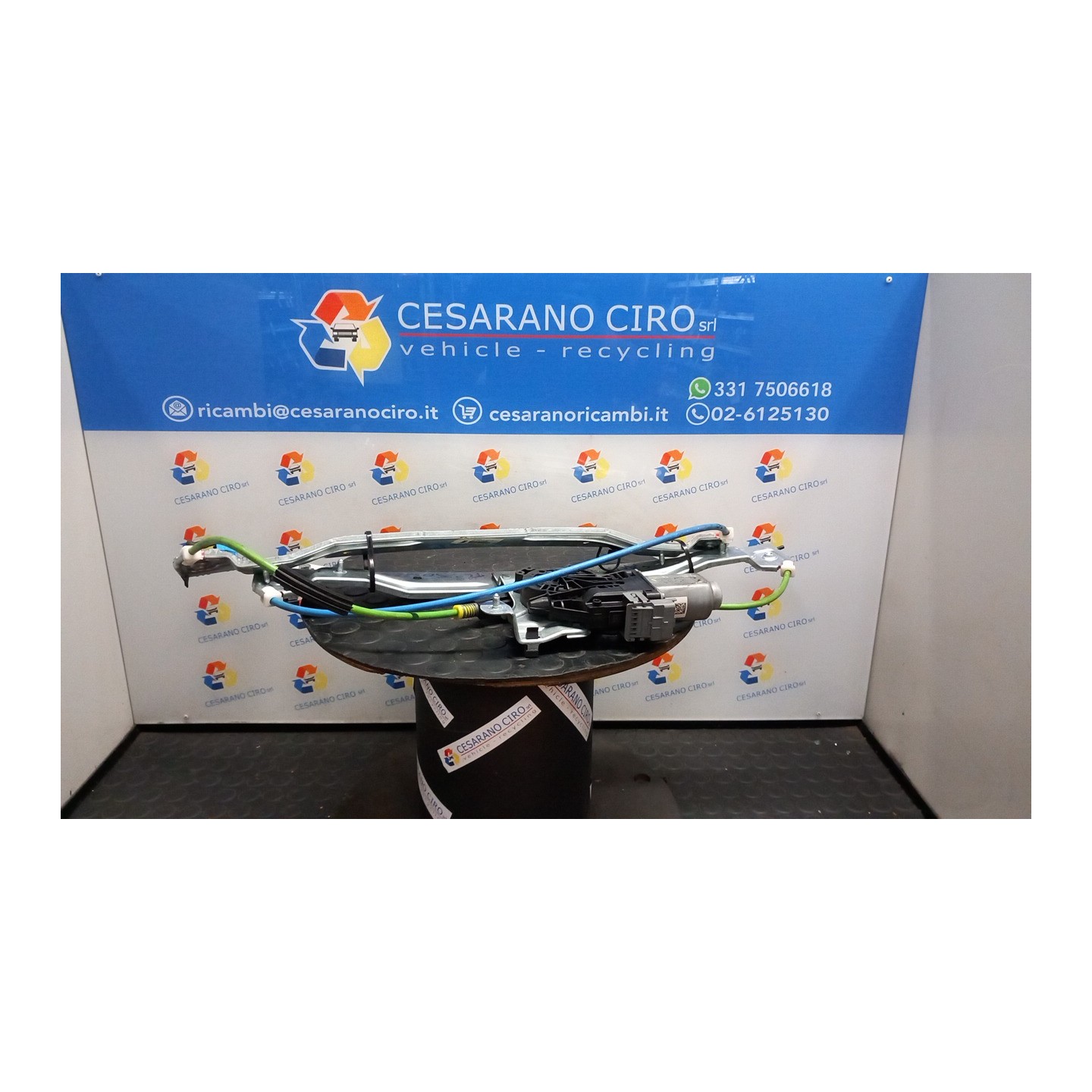 ALZACRISTALLO ELETTR. PORTA ANT. DX. 055 CITROEN C3 PICASSO (02/09-02/18) 8FS 9222FE