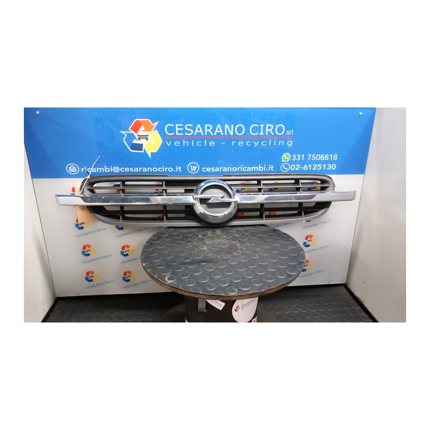 GRIGLIA CROMO 114 OPEL AGILA (H00) (04/00-09/04) Z12XE 9121862