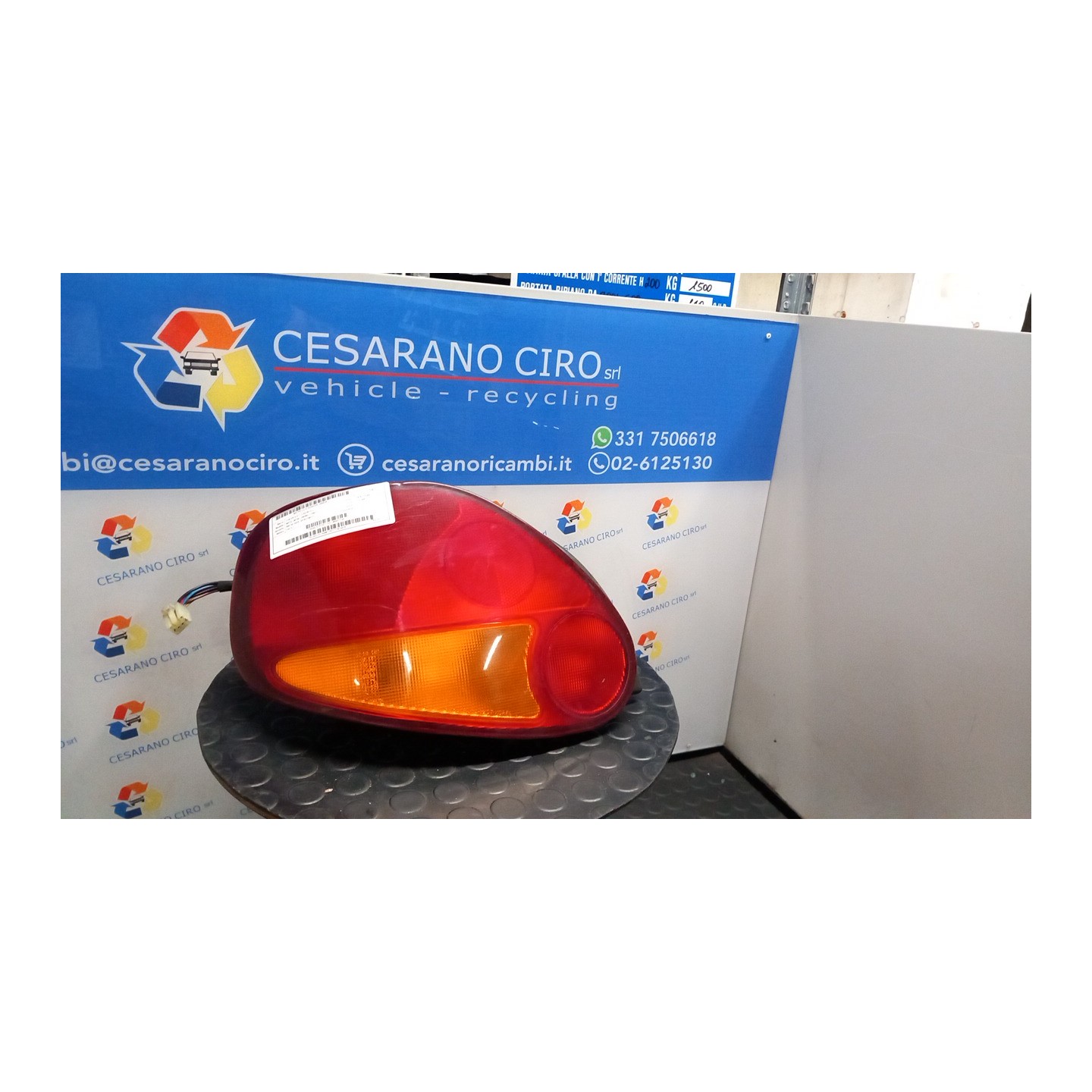 FANALE POST. SX. 026 CHEVROLET (DAEWOO) MATIZ (M100) (06/98-11/00) F8CV 96507734