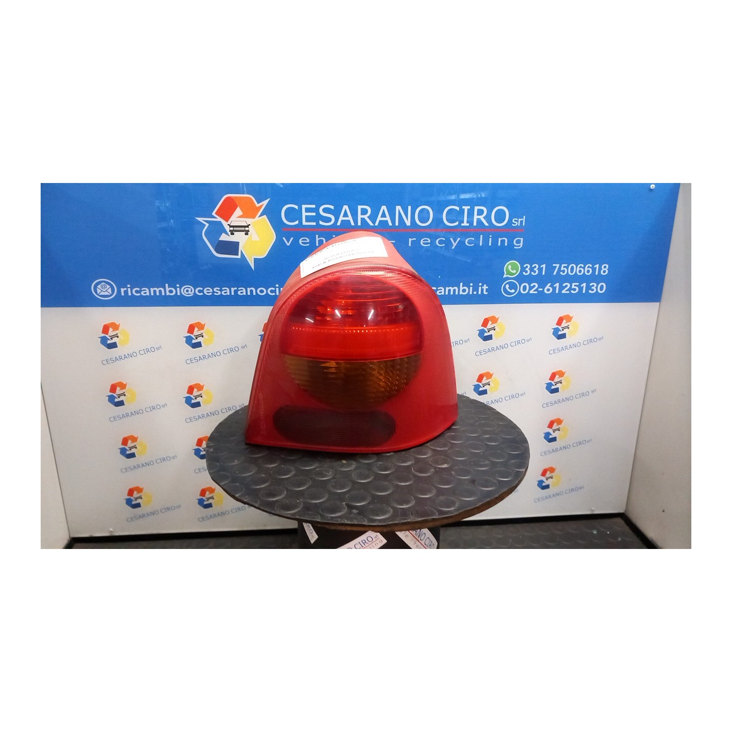 FANALE POST. -09/04 DX. 052 RENAULT TWINGO 1A SERIE (08/98-09/07) D7FF7 8200338149
