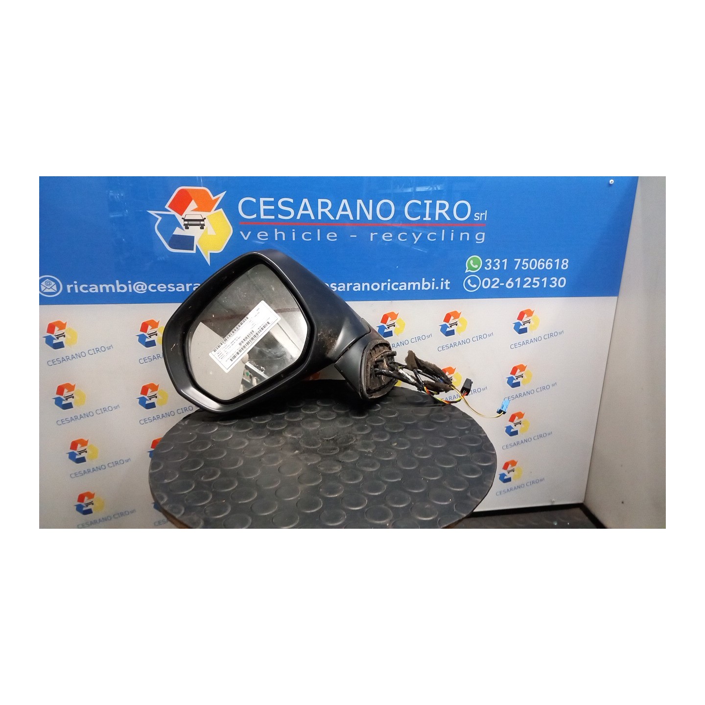 RETROVISORE EST. REGOLAZ. ELETTR. RIPIEGHEVOLE C/MEMORIA SX. 055 CITROEN C4 PICASSO (09/06-08/13) 9HZ 8153H4
