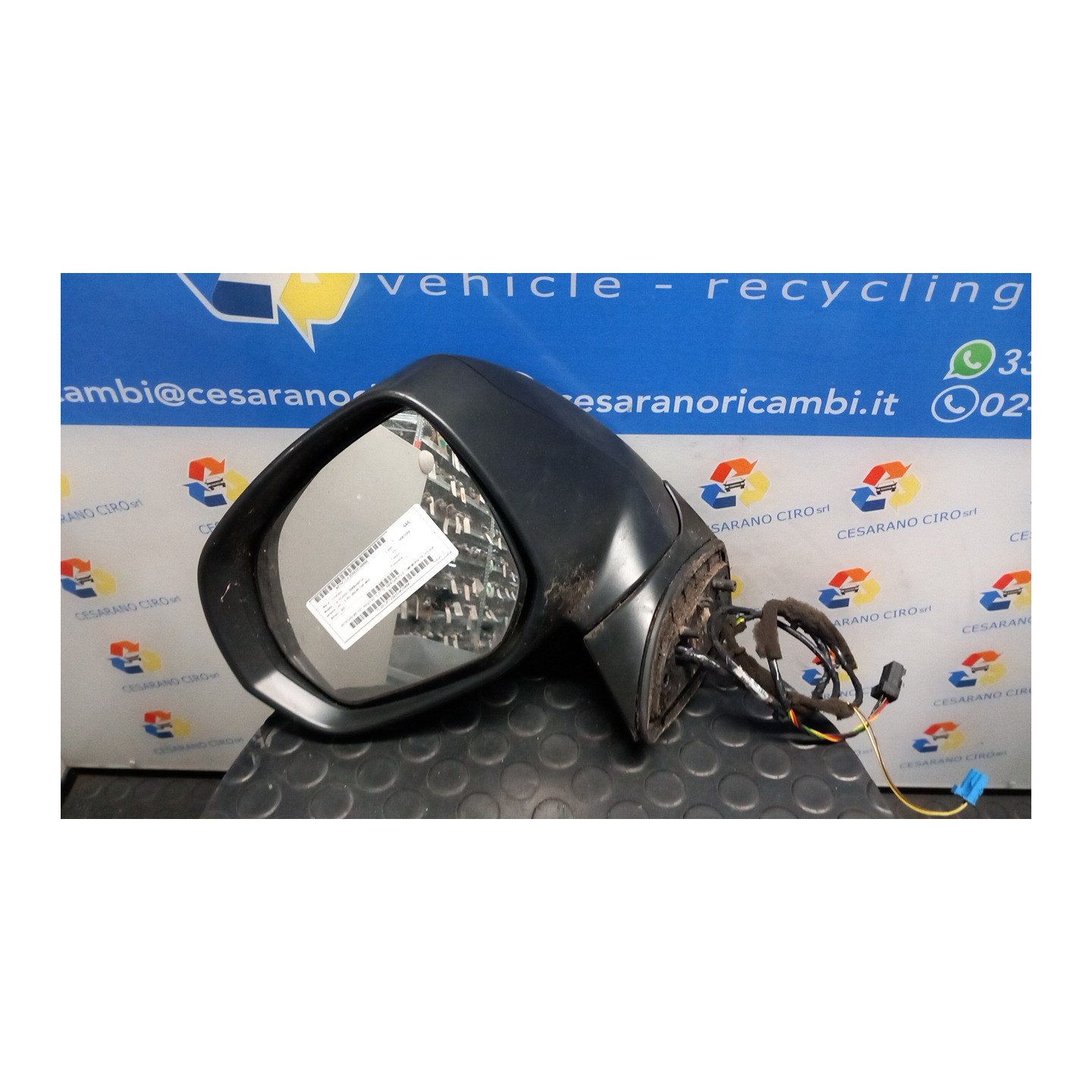 RETROVISORE EST. REGOLAZ. ELETTR. RIPIEGHEVOLE C/MEMORIA SX. 055 CITROEN C4 PICASSO (09/06-08/13) 9HZ 8153H4