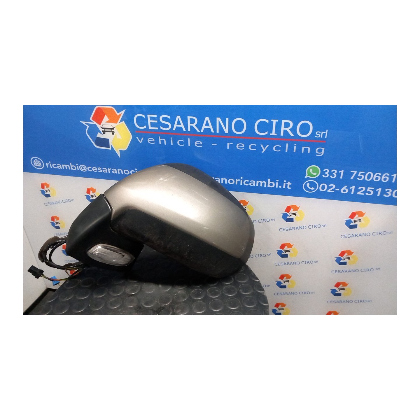 RETROVISORE EST. REGOLAZ. ELETTR. RIPIEGHEVOLE C/MEMORIA SX. 055 CITROEN C4 PICASSO (09/06-08/13) 9HZ 8153H4