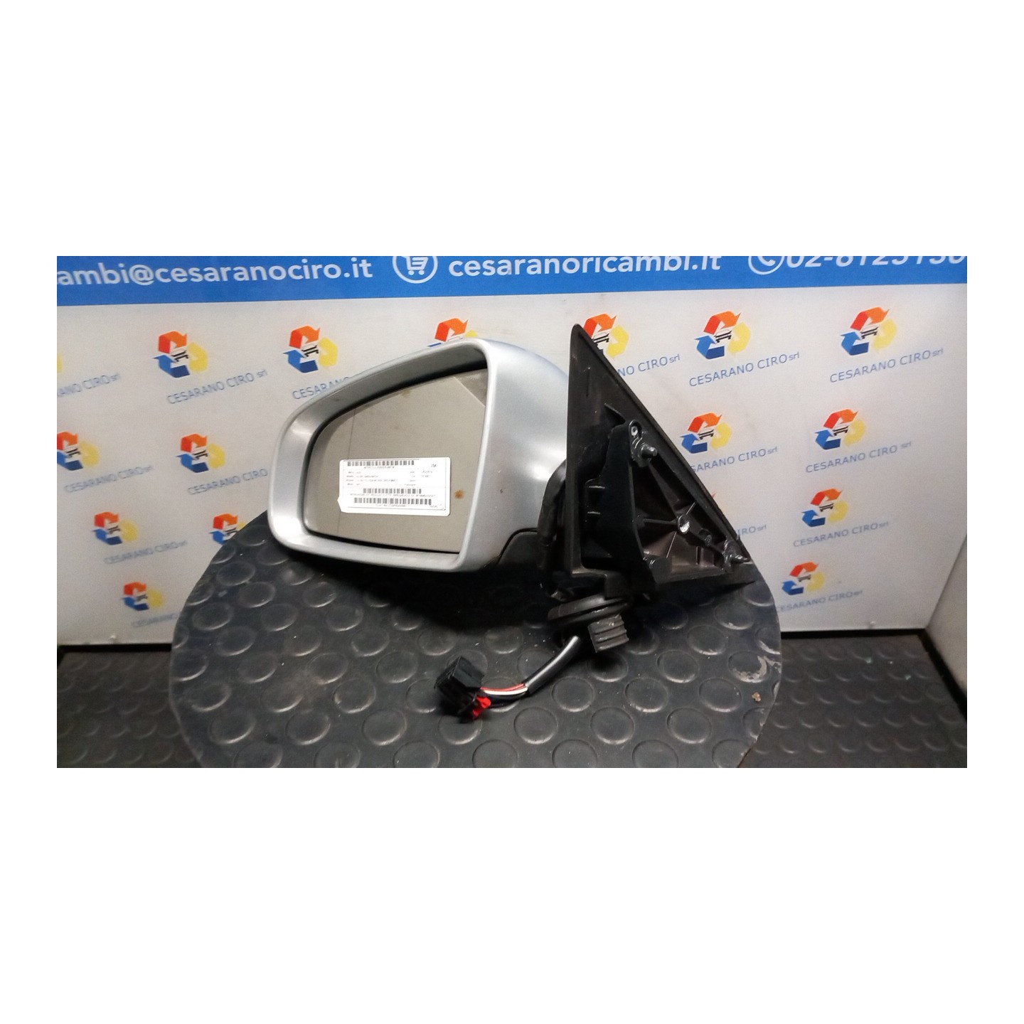 RETROVISORE EST. REGOLAZ. ELETTR. RIPIEGHEVOLE SX. 108 AUDI A3 (8P) (04/03-06/10) BKD 8P1858531DC01C