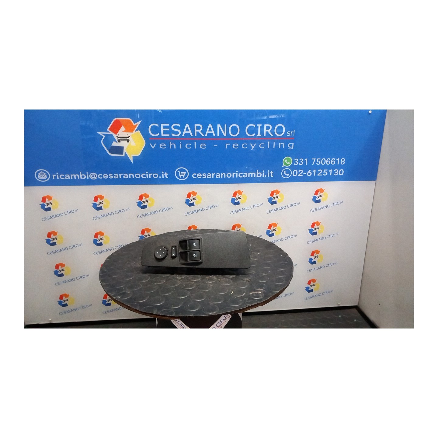 BLOCCO COMANDI ALZACRISTALLI E RETROVISORI EST. SX. 117 FIAT GRANDE PUNTO (2Y) (06/05-12/08 199A2000 735411026