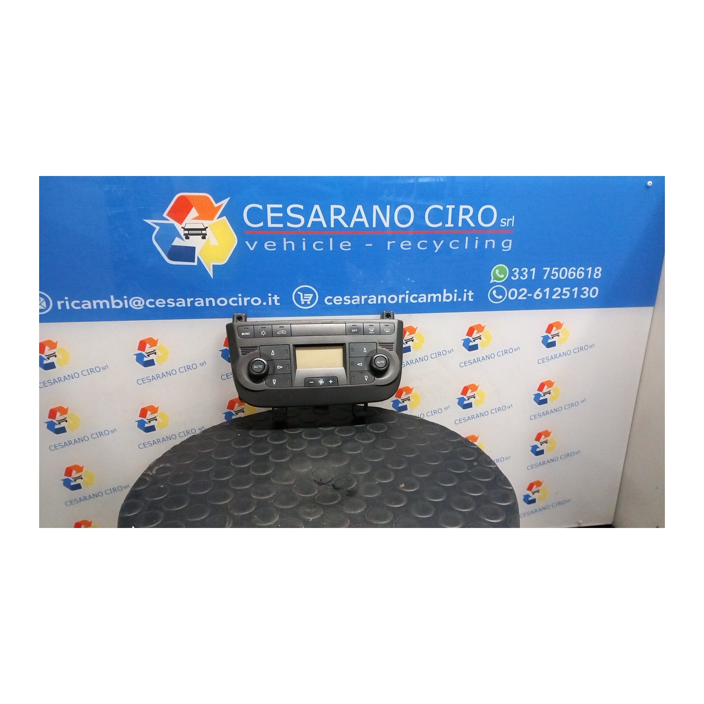 BLOCCO COMANDO CLIMATIZZAZIONE 137 FIAT GRANDE PUNTO (2Y) (06/05-12/08 199A3000 77363920