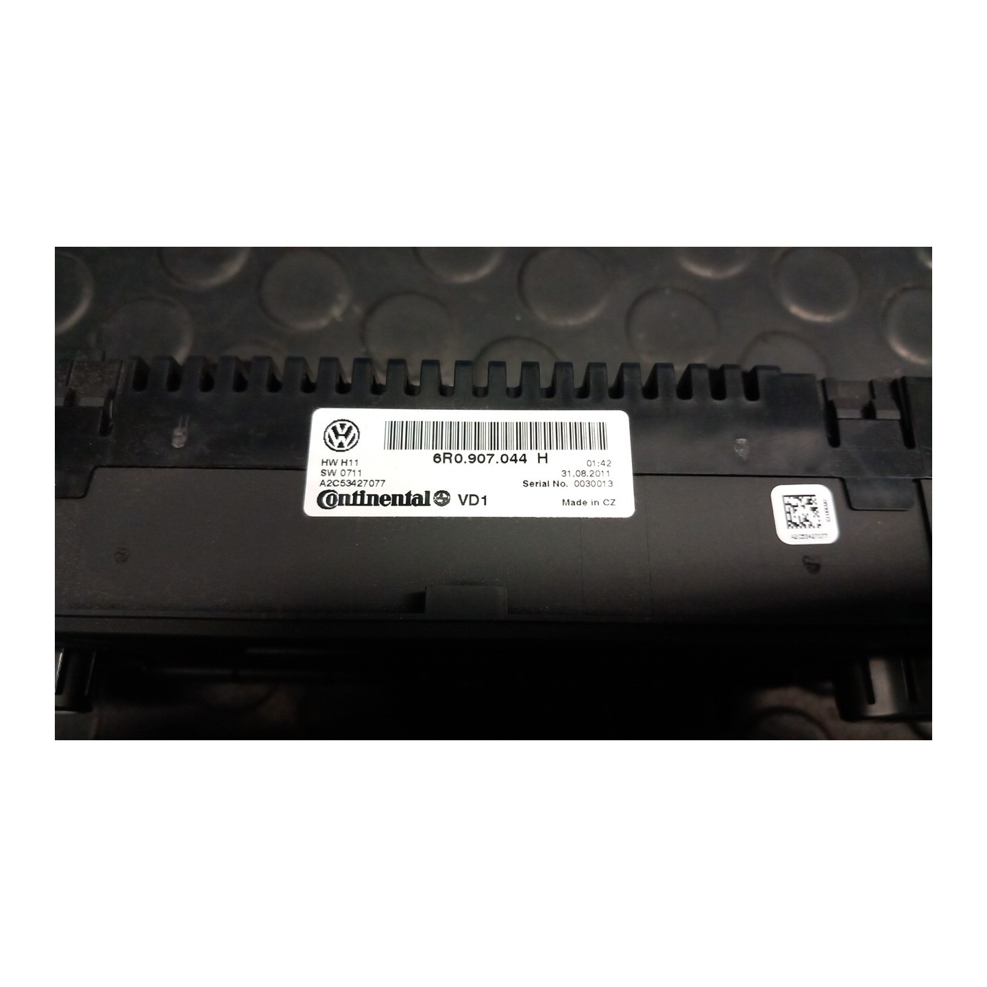 BLOCCO COMANDO CLIMATIZZAZIONE CLIM. C/REGOLAZ. MECC. CROMO 139 VOLKSWAGEN POLO (6R) (05/09-10/14) CNK 6R0820045N