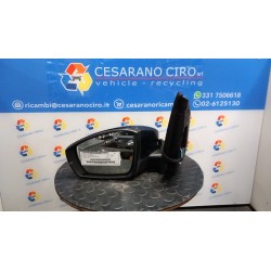 RETROVISORE EST. REGOLAZ. ELETTR. PRODOTTO A PAMPLONA; UITENHAGE DX. 140 VOLKSWAGEN POLO (6R) (05/09-10/14) CNK 6R1857508D9B9
