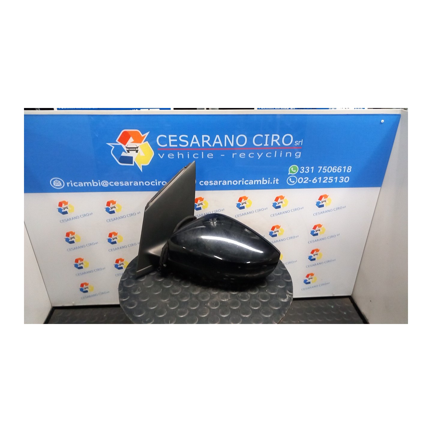 RETROVISORE EST. REGOLAZ. ELETTR. PRODOTTO A PAMPLONA; UITENHAGE DX. 140 VOLKSWAGEN POLO (6R) (05/09-10/14) CNK 6R1857508D9B9