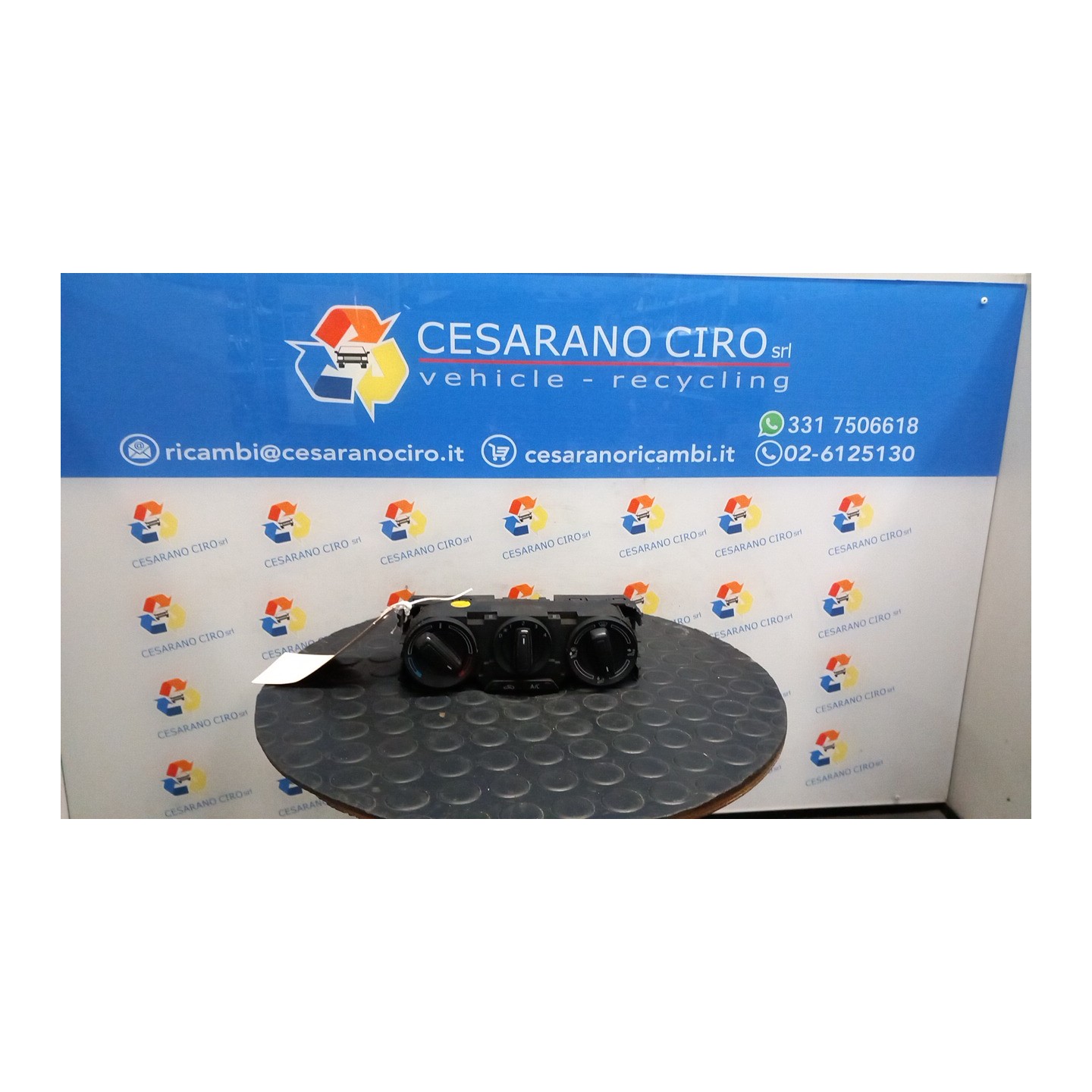 BLOCCO COMANDO CLIMATIZZAZIONE C/A/C 179 SKODA FABIA (NJ) (01/15-04/19) CHY 6V0820045A9B9