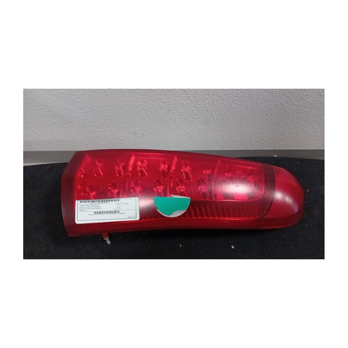 FANALE POST. PARTE SUP. DX. 015 GREAT WALL MOTOR HOVER 5 (07/10-06/12)  4133200K46