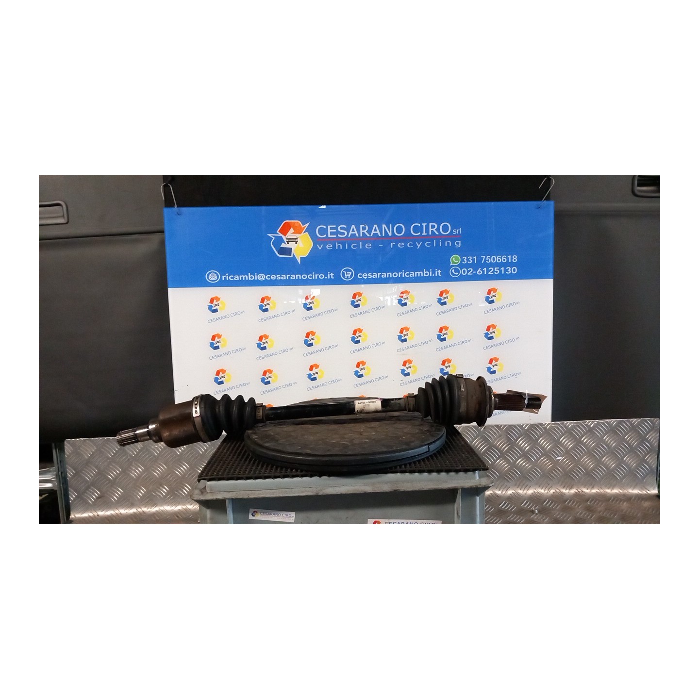 SEMIALBERO ANT. COMPL. SX. 050 OPEL AGILA (H08) (01/08-) K12B 93194655