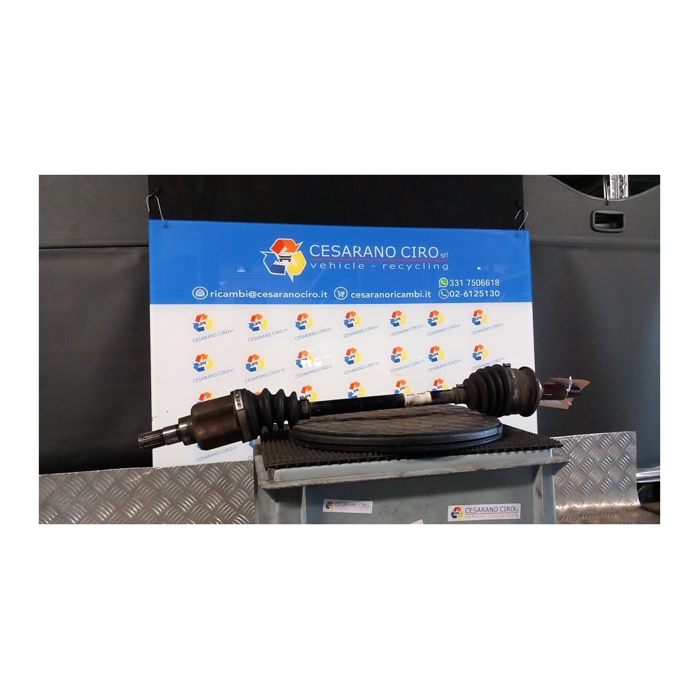 SEMIALBERO ANT. COMPL. SX. 050 OPEL AGILA (H08) (01/08-) K12B 93194655