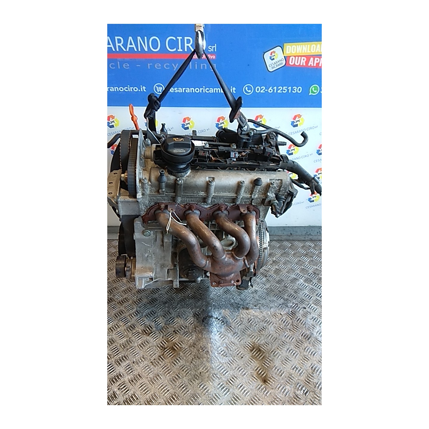 MOTORE SEMICOMPL. 083 SKODA FABIA (6Y) (01/00-11/07) BKY 036100098GX