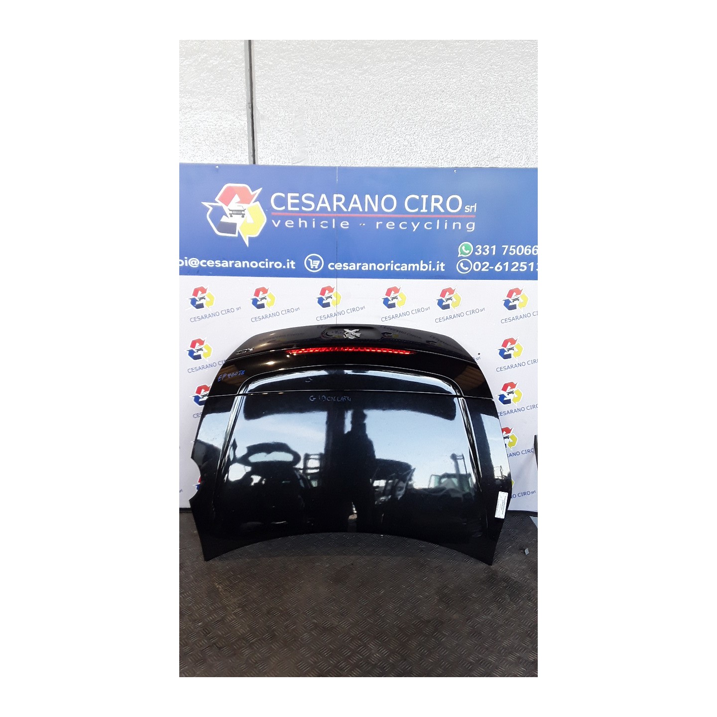 COFANO POST. 001 PEUGEOT RCZ (05/10-) 5FV 1607016080