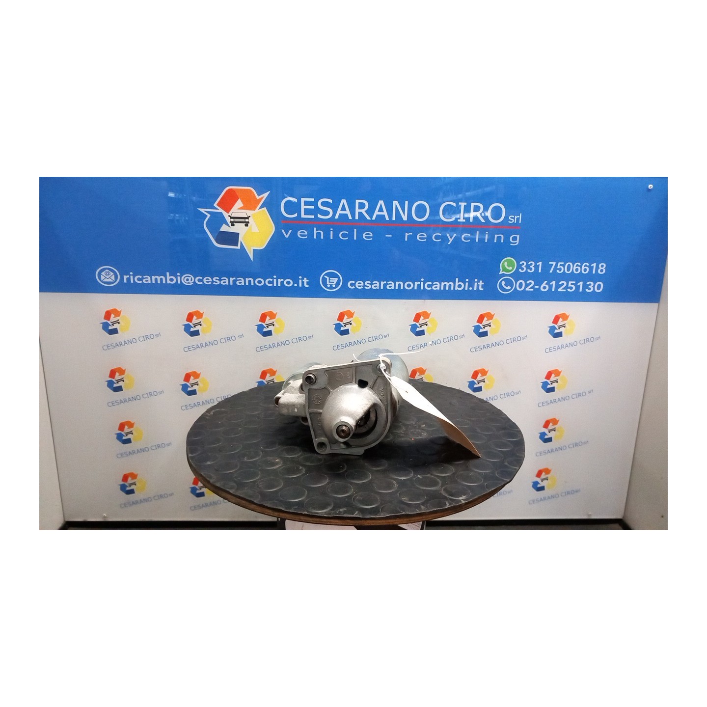 MOTORINO AVVIAMENTO BOSCH,T.373928- 020 FIAT PANDA (2Q) (09/03-12/10) 188A4000 51890631