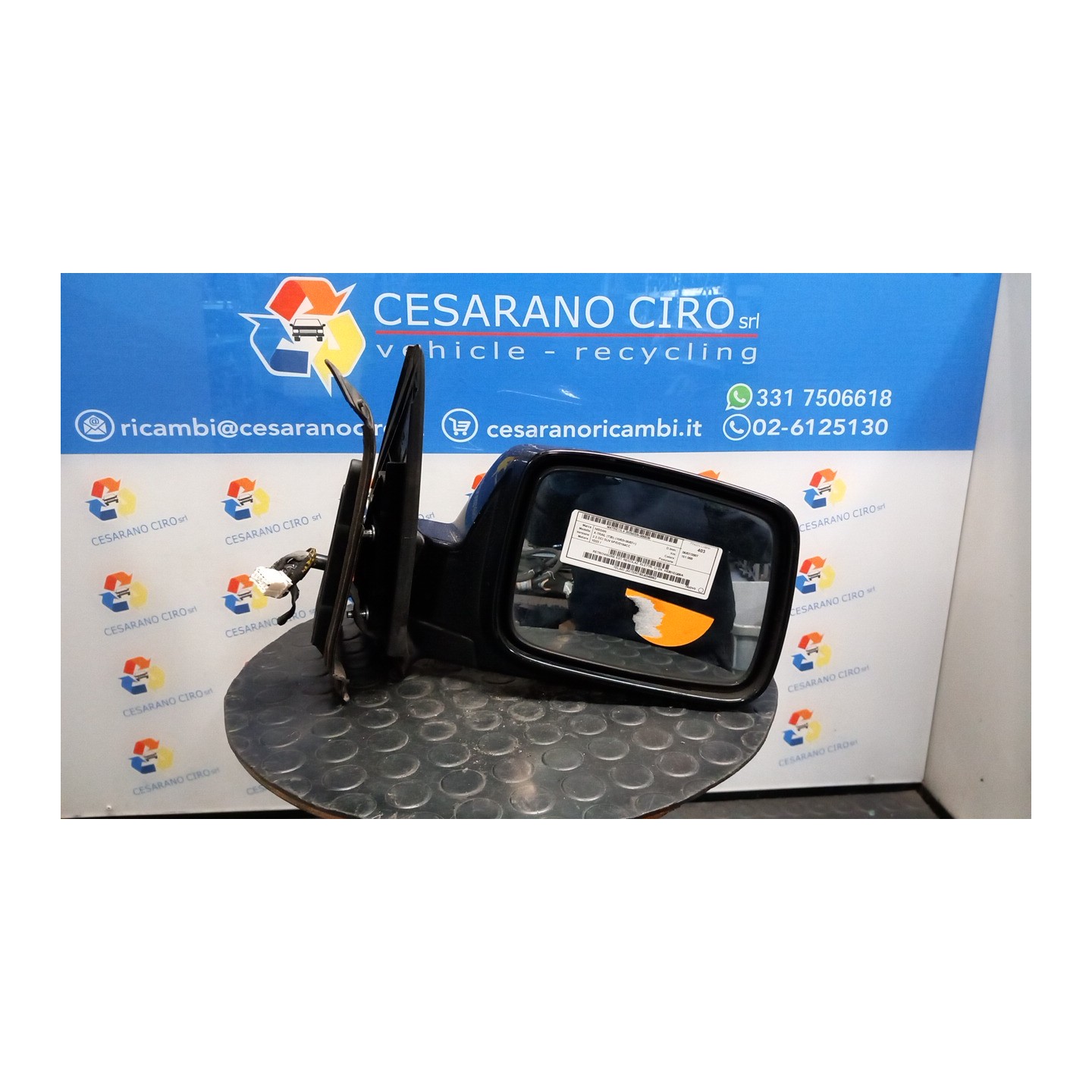 RETROVISORE EST. REGOLAZ. ELETTR. C/ DX. 038 NISSAN X-TRAIL (T30) (10/03-08/07) YD22 K6301EQ08A
